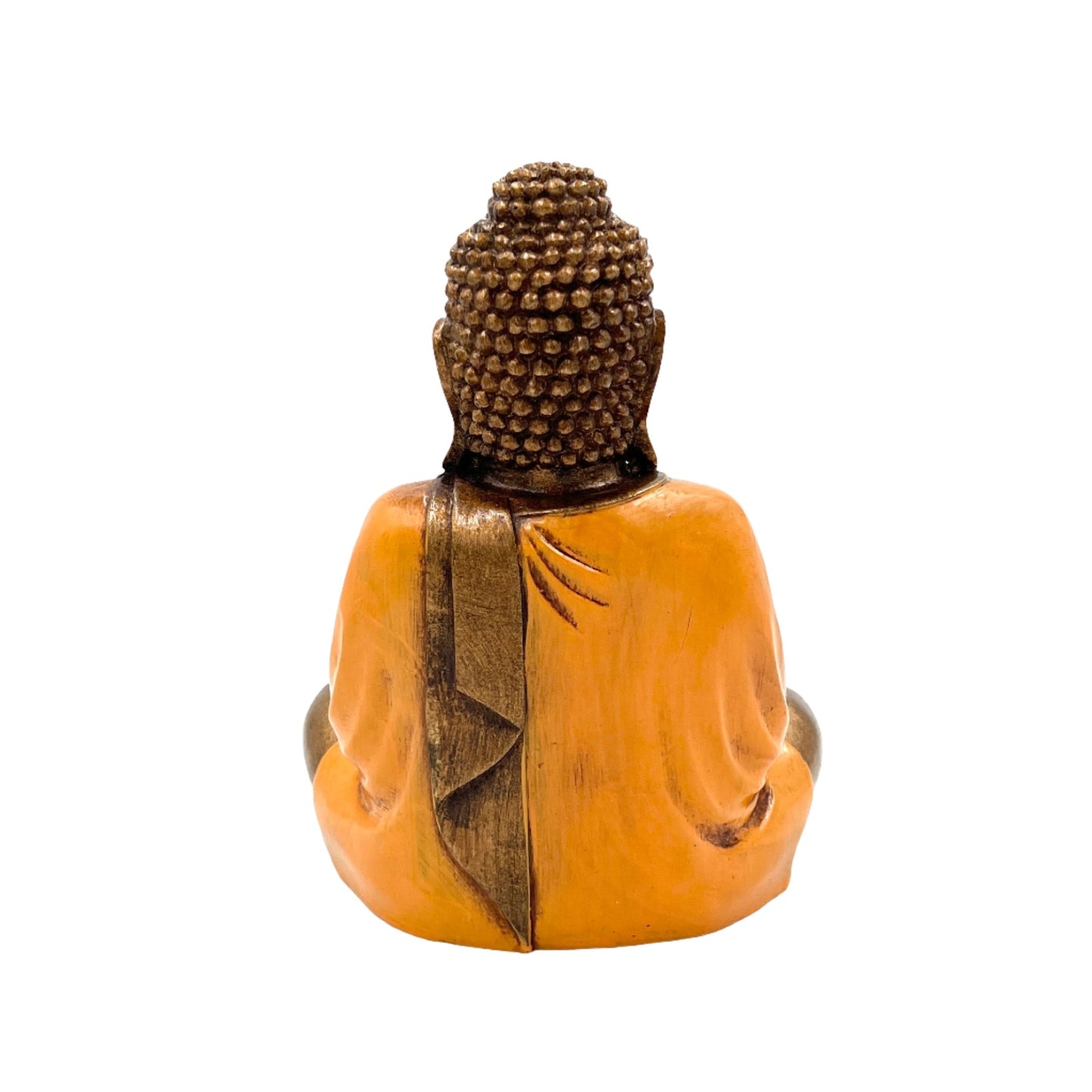 Hand Painted Resin Meditating Buddha Statues