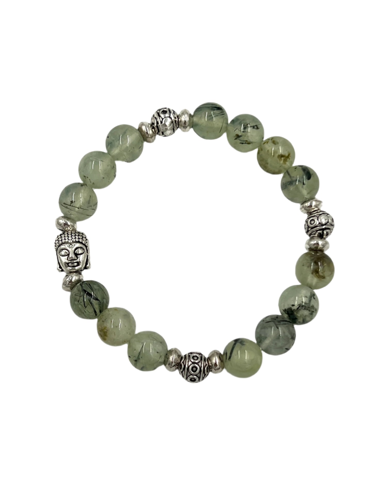 Prehnite & Epidote Stretchy Bracelets
