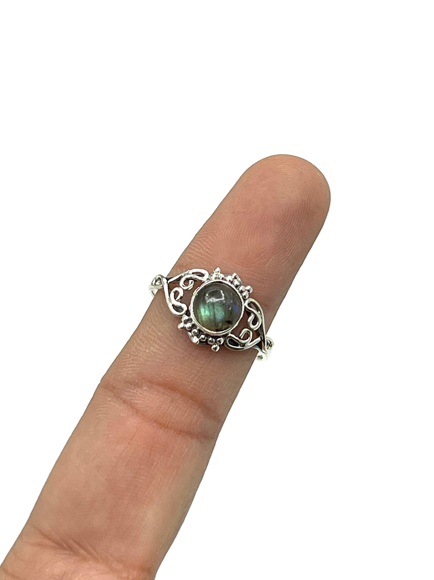 Swirl Filigree Gemstone Rings