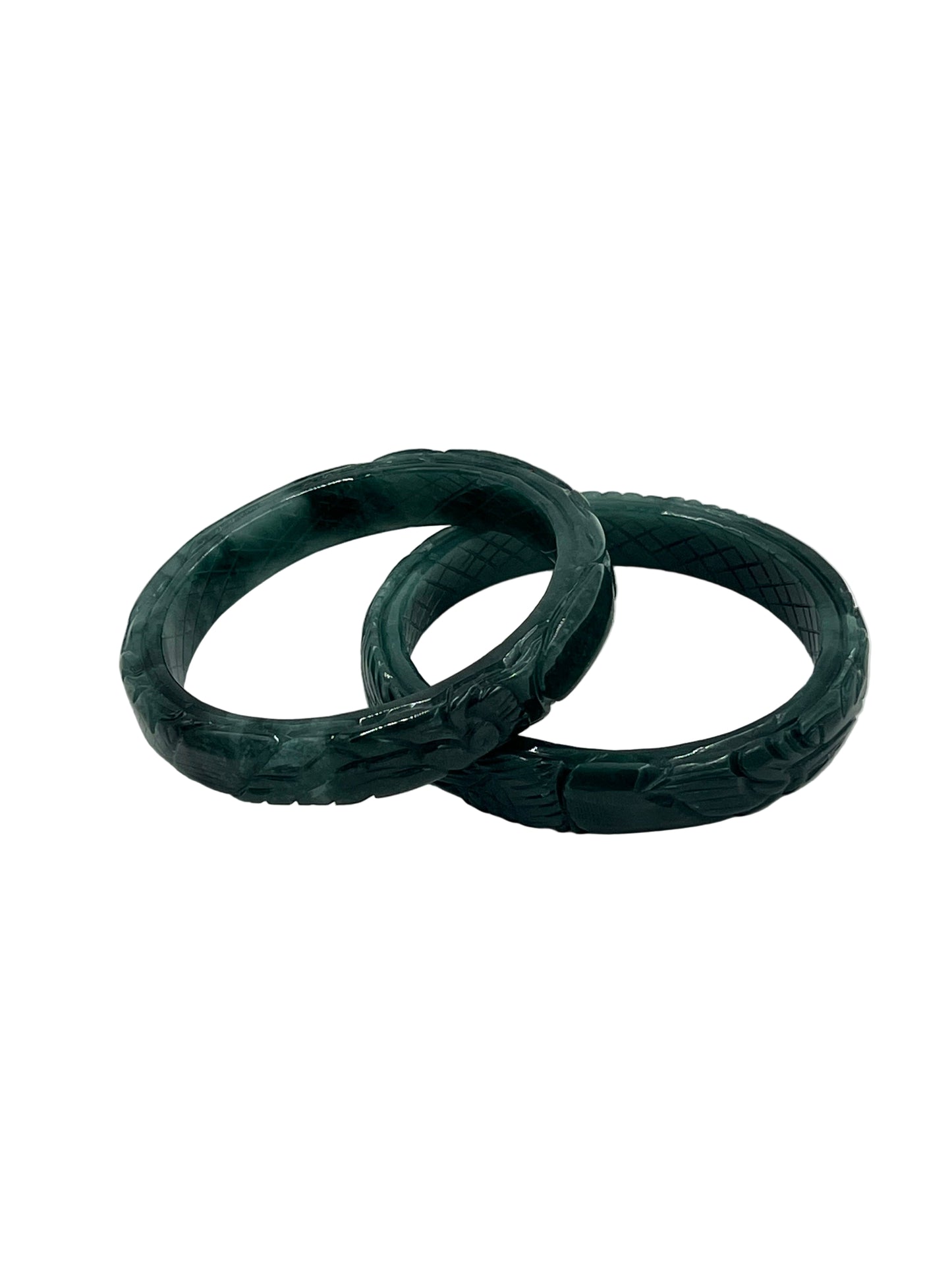 Jade Dragon Bangle Bracelets