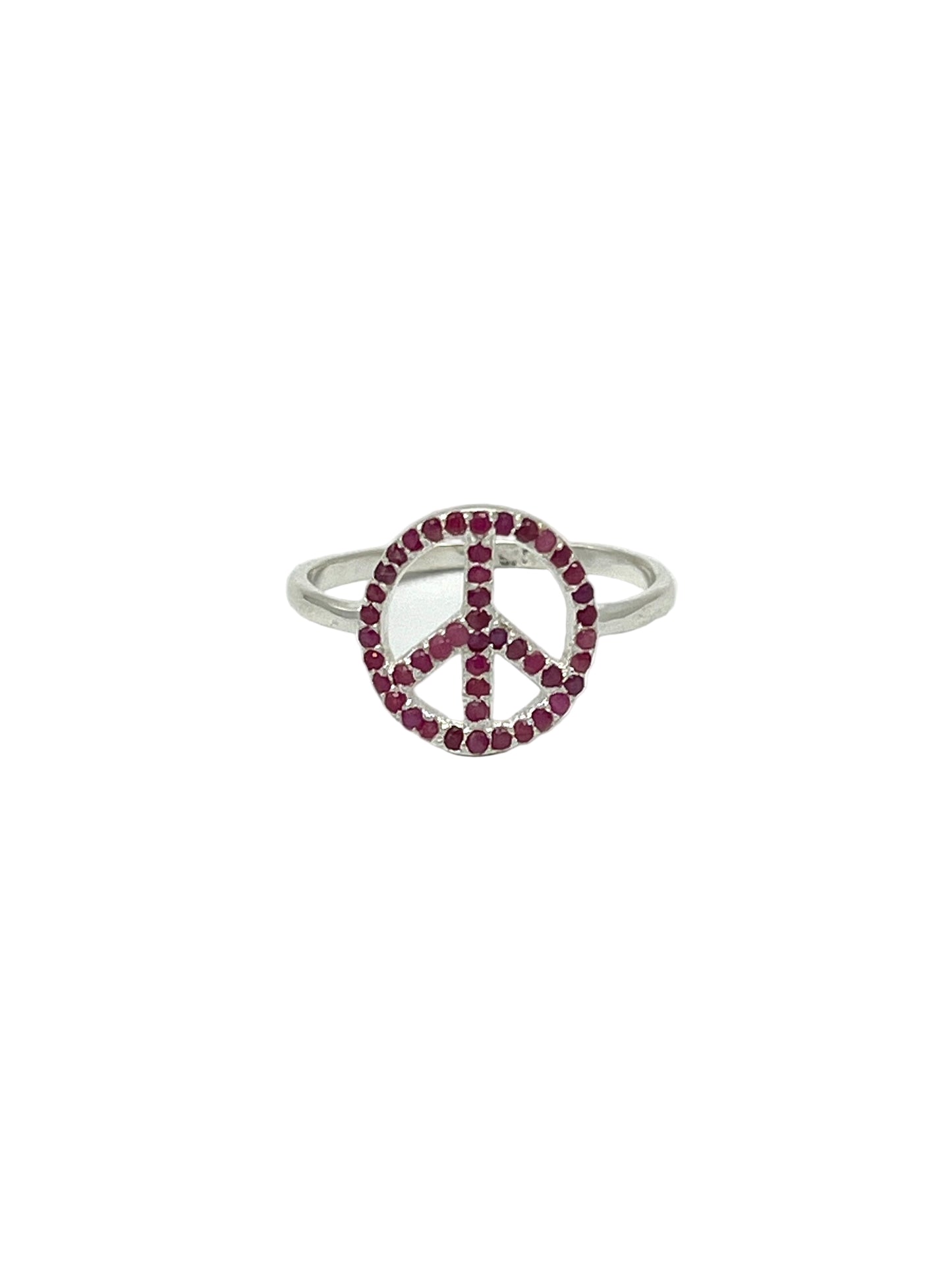 Gemstone Peace Ring