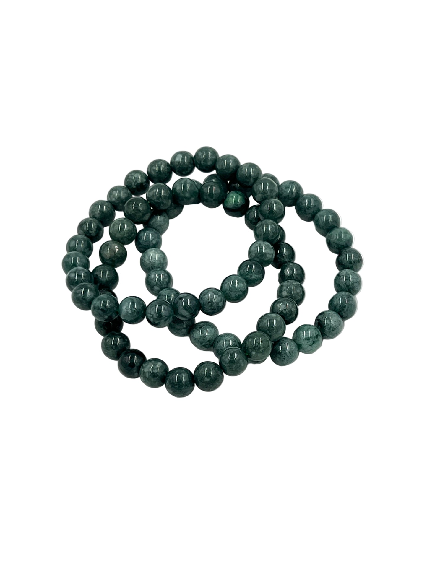 Jade Beaded Stretchy Bracelets