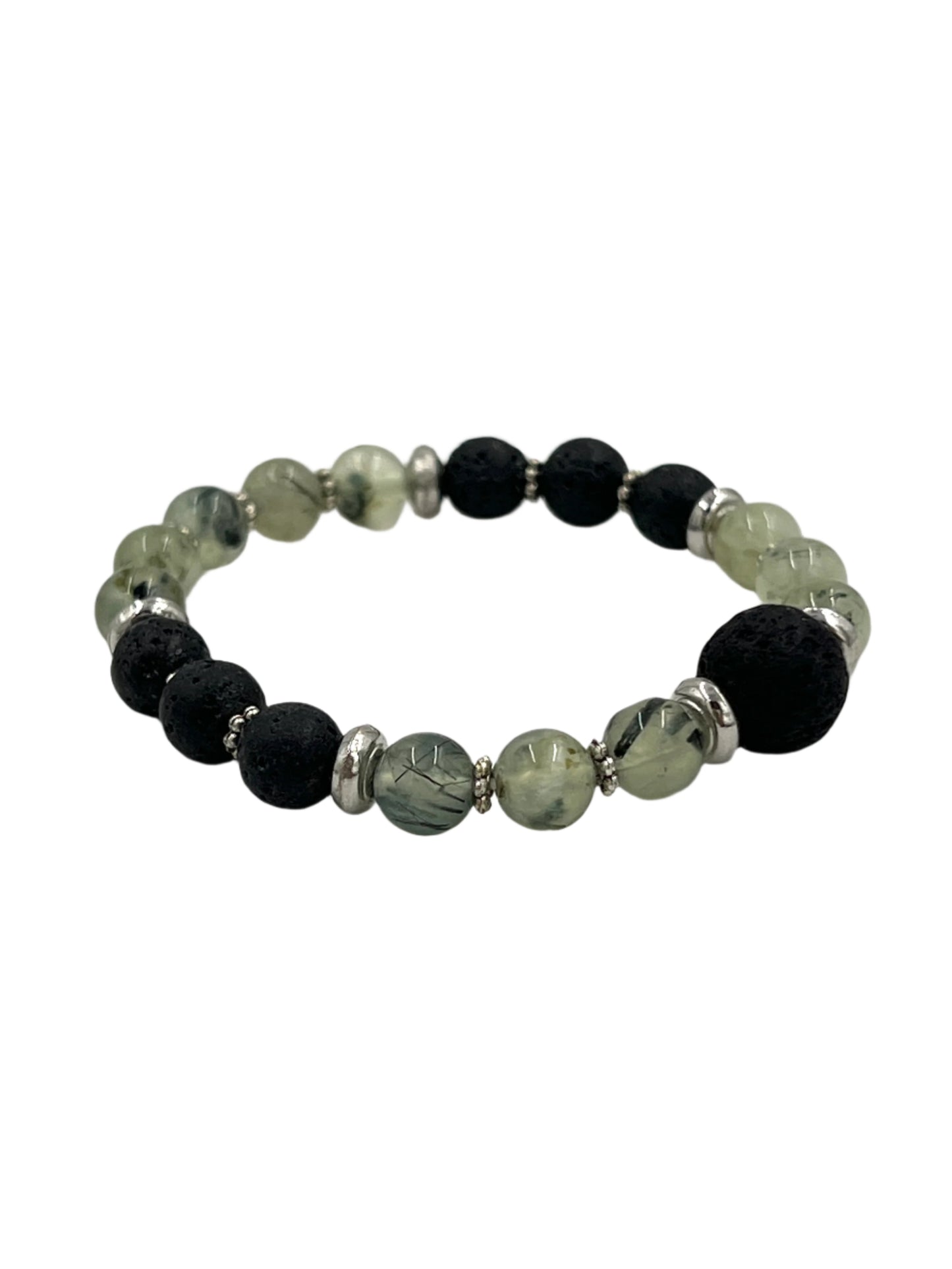 Prehnite & Epidote Stretchy Bracelets