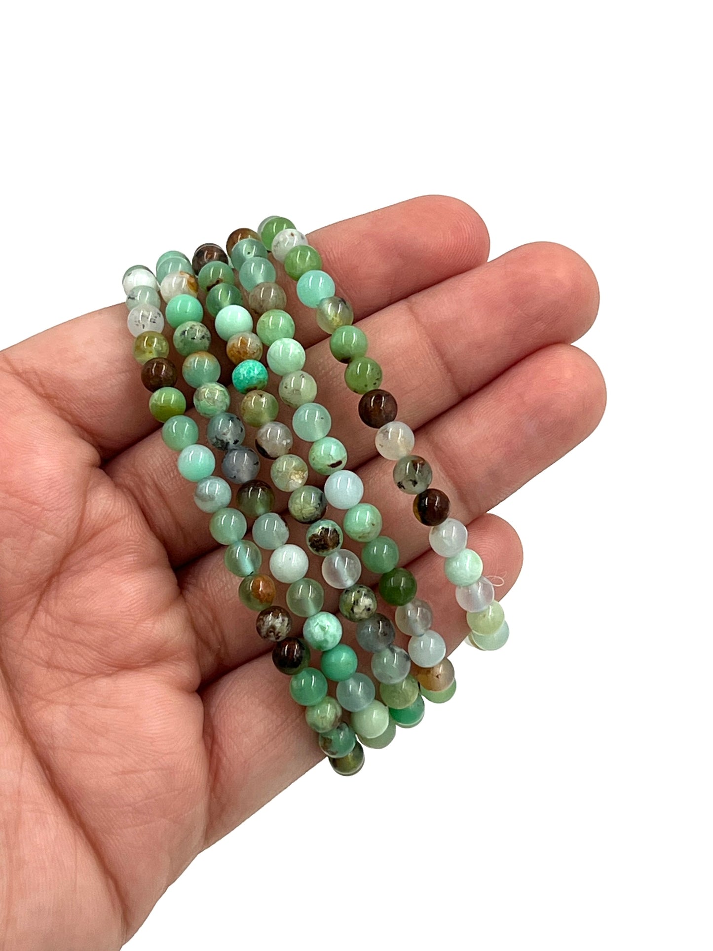 Chrysoprase Beaded Bracelet