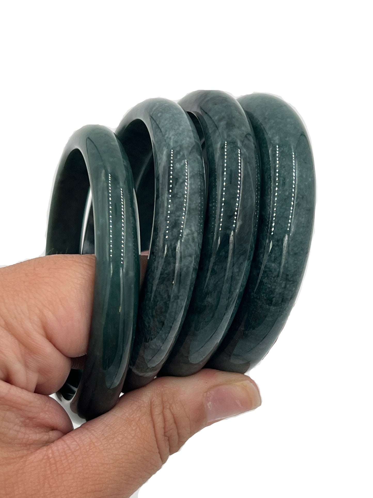 Jade Bangle Bracelets