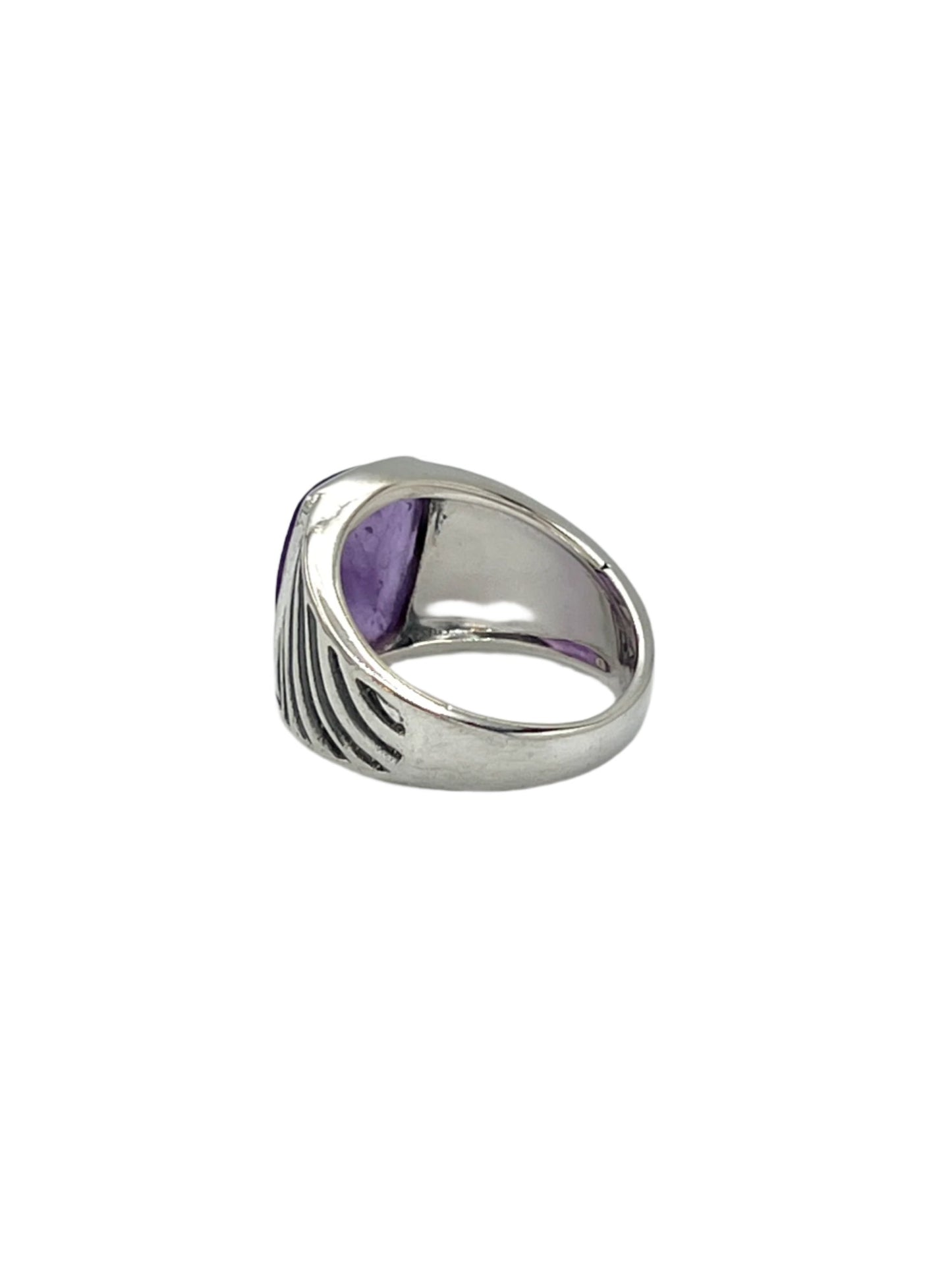 Sterling Silver Gemstone Wave Design Rings