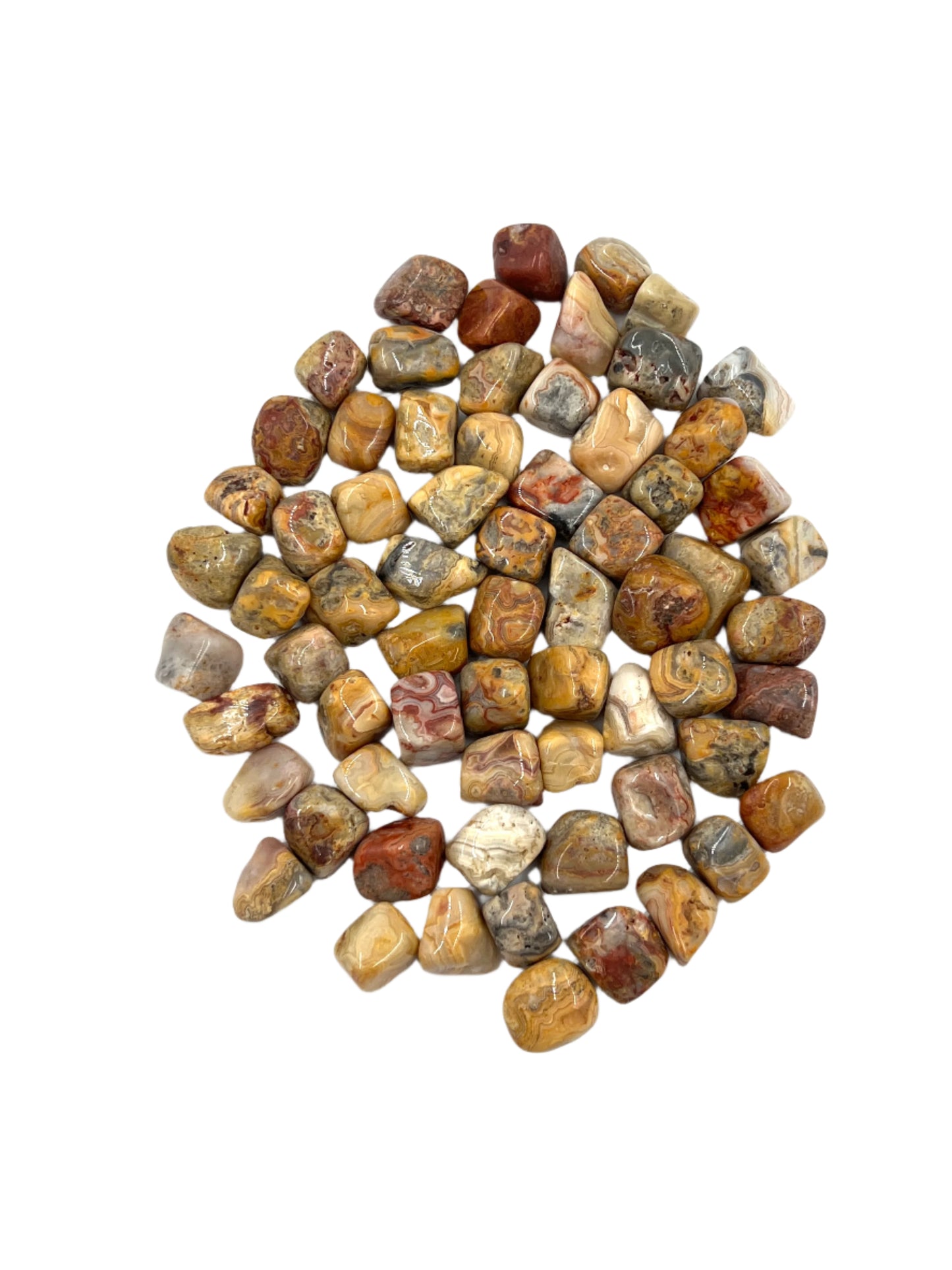 Crazy Lace Agate Tumbles