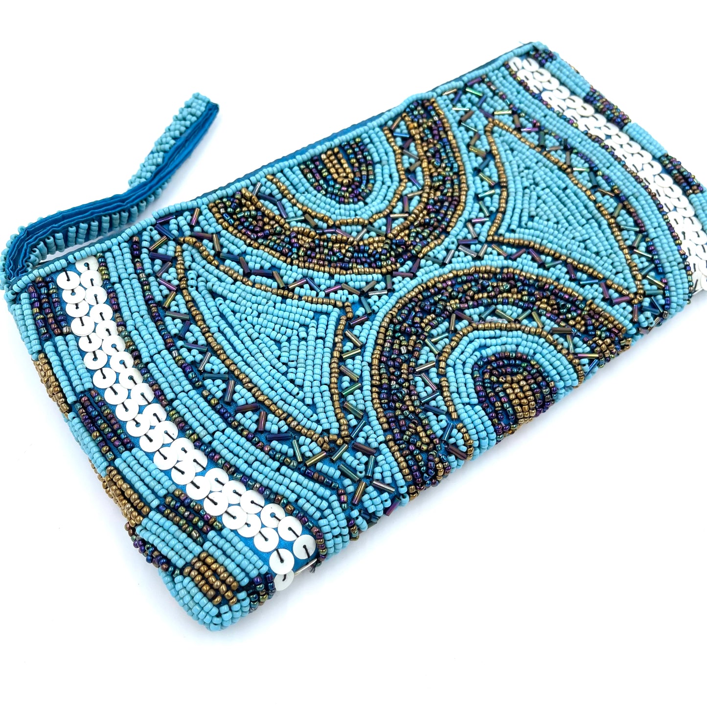 Bali Beaded Turquoise Purse