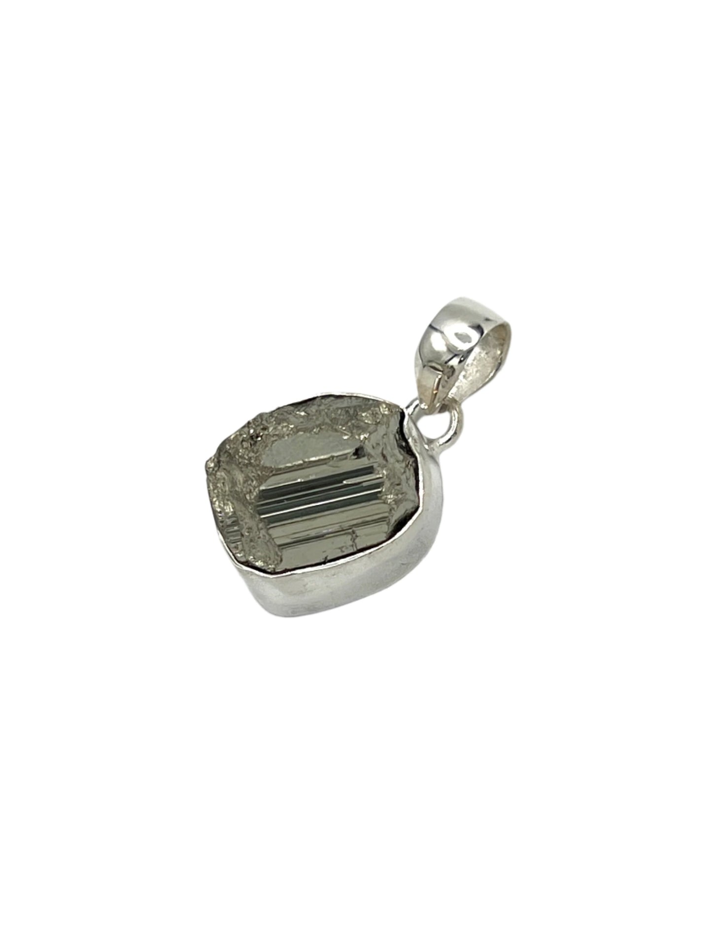 Sterling Silver Pyrite Pendants