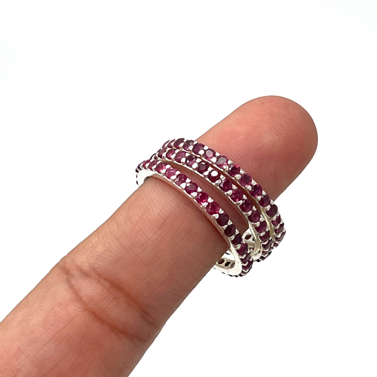 Infinity Gemstone Band Ring