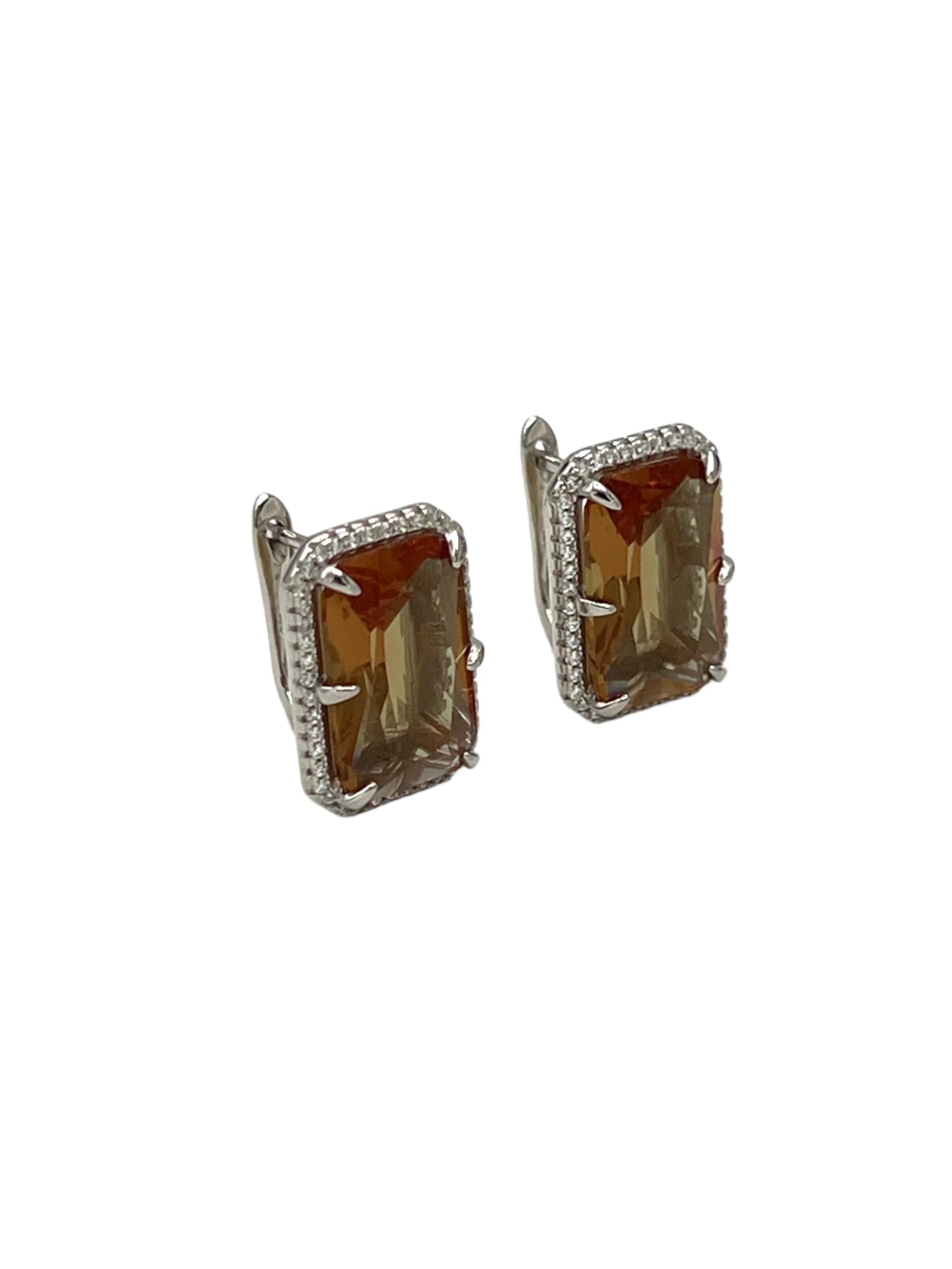 Silver Zultanite Faceted Earrings