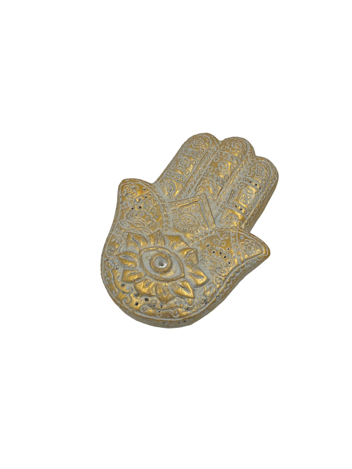 Resin Hamsa Incense Burner
