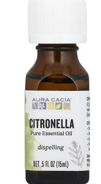 AURA CACIA CITRONELLA ESSENTIAL OIL 0.5 FL. OZ.