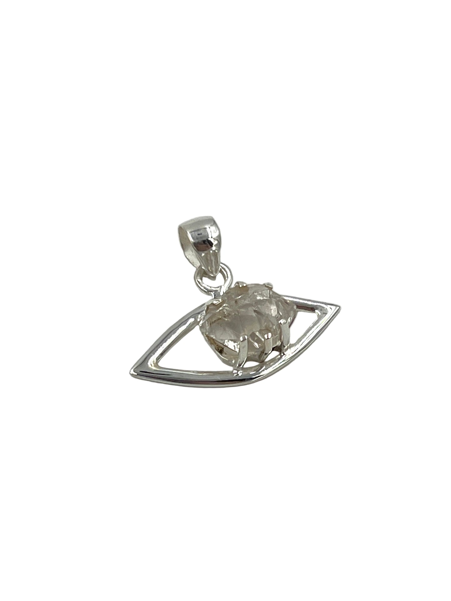 Silver Herkimer Diamond Pendants