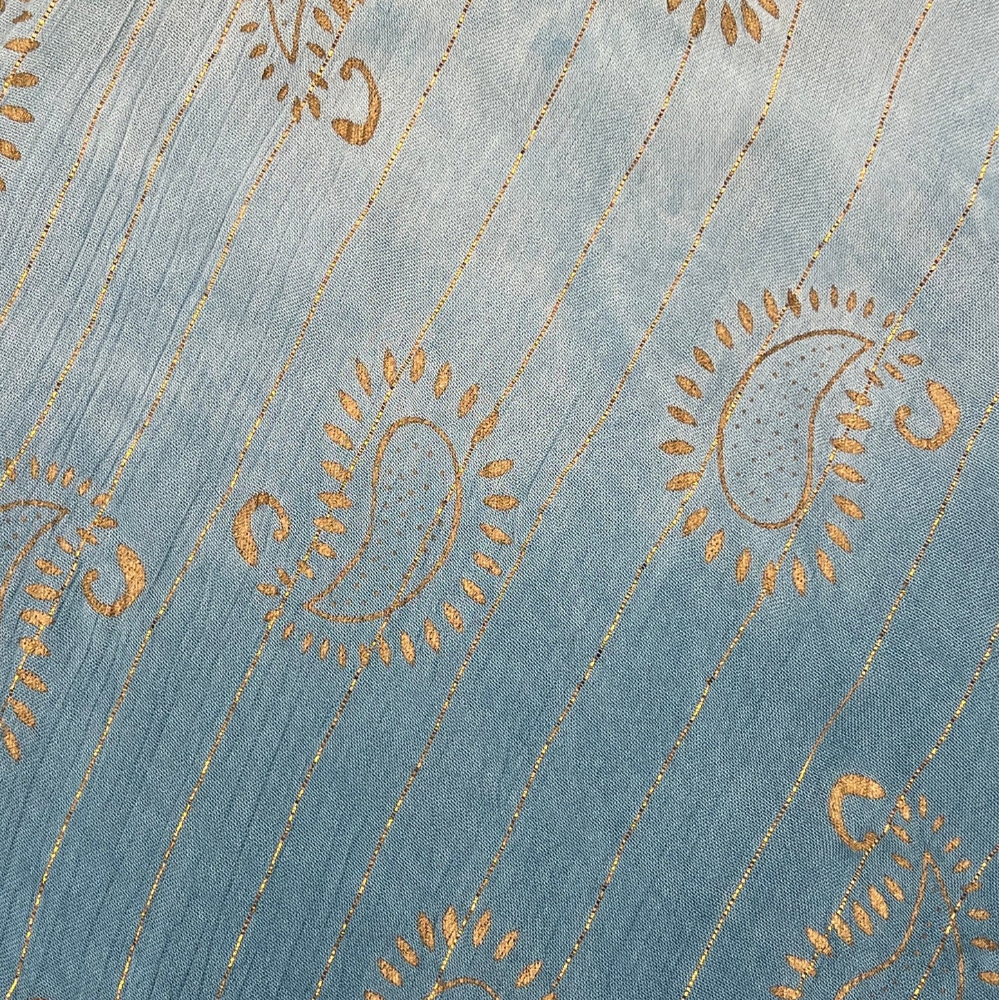 Golden Paisley Dress