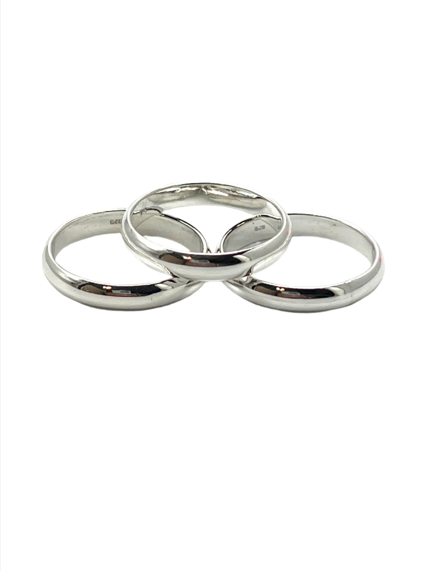 Sterling Silver Plain Band Ring