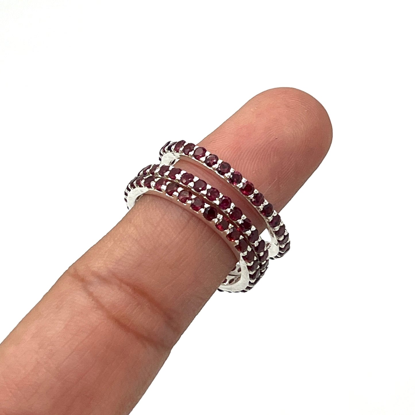 Infinity Gemstone Band Ring
