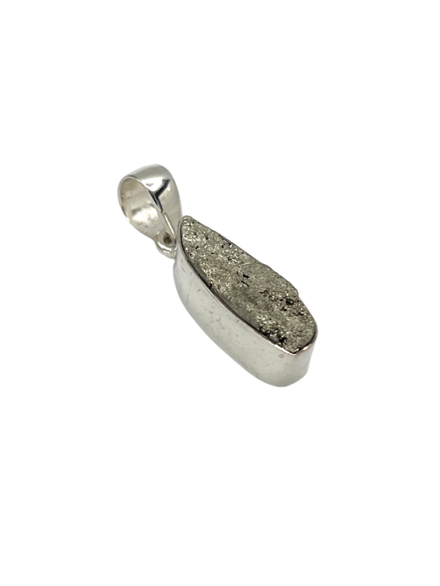 Sterling Silver Pyrite Pendants