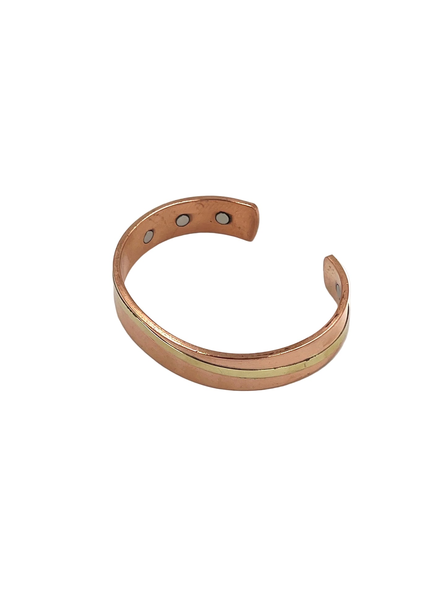 Brass & Copper Band Bracelet