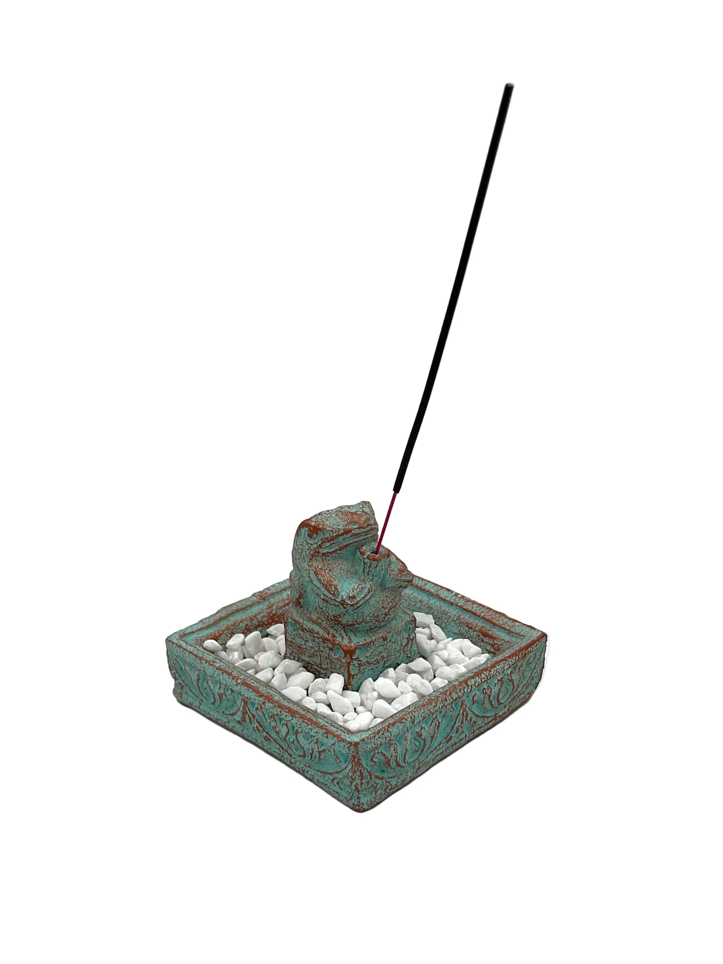 Praying Frog Incense Holder