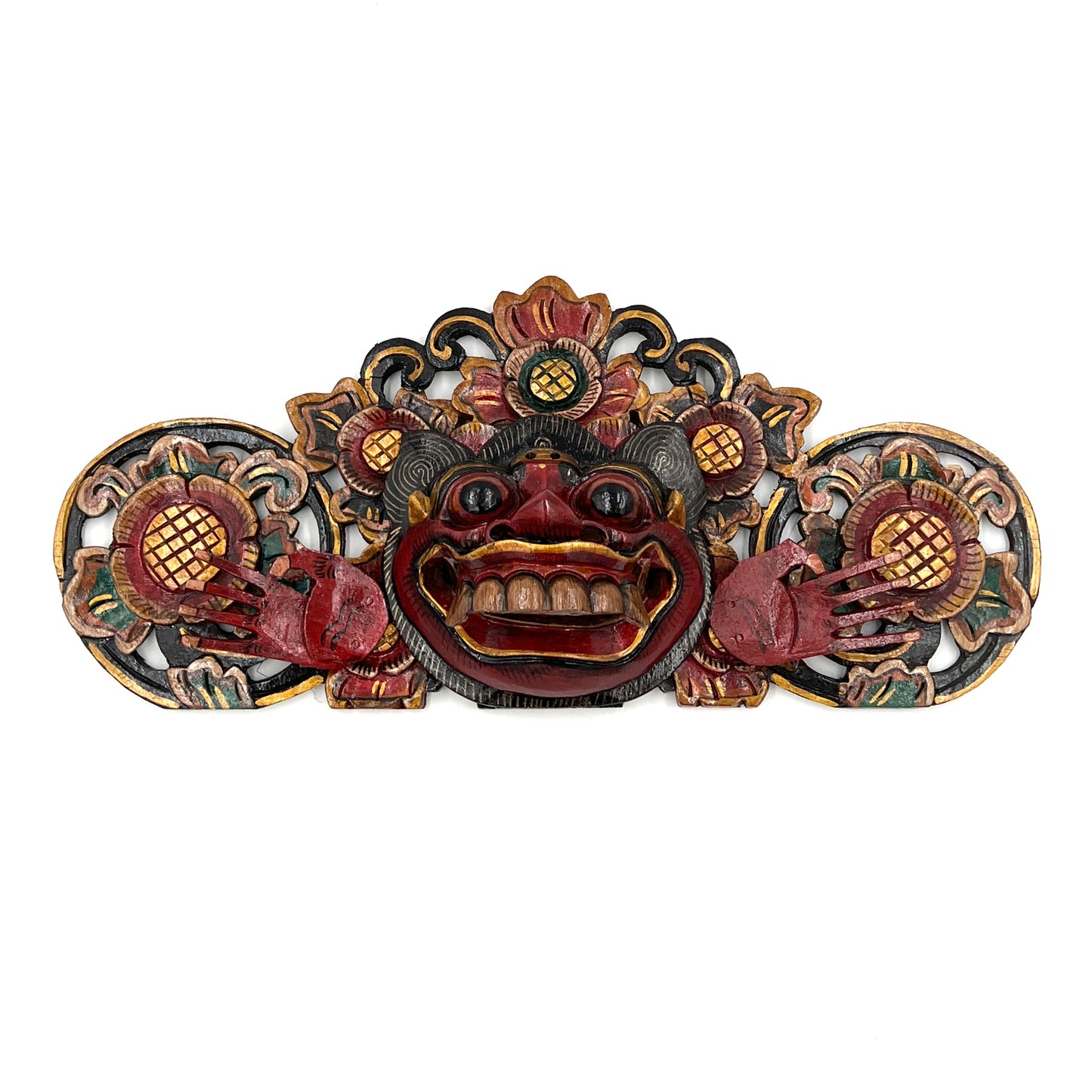 Hand Carved & Painted Boma Masks