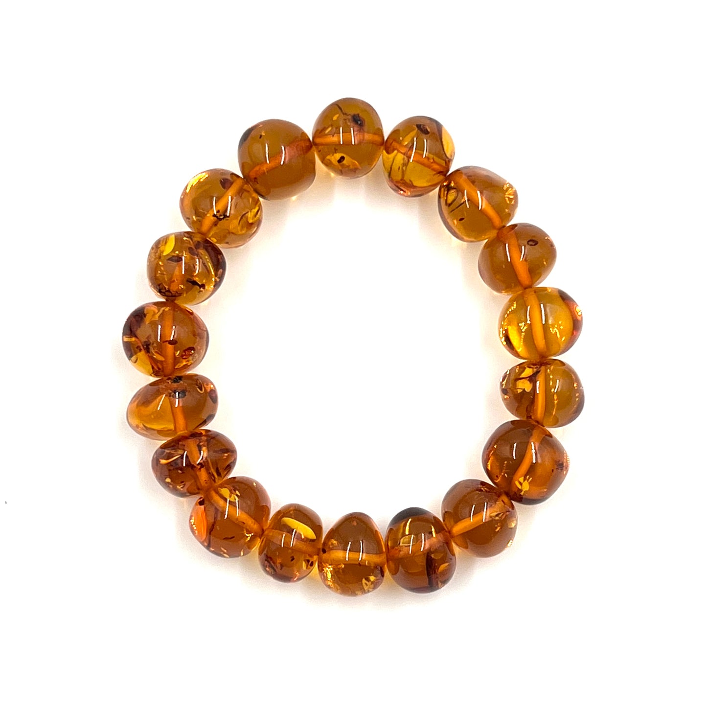 Large Polished Multi Amber Bracelets