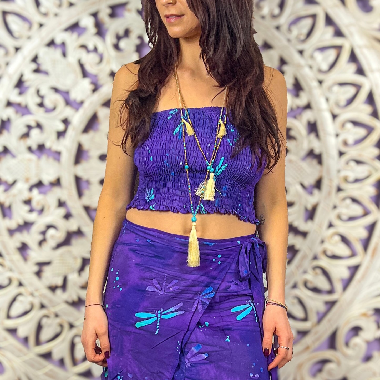 Hand Batiked Tube Top