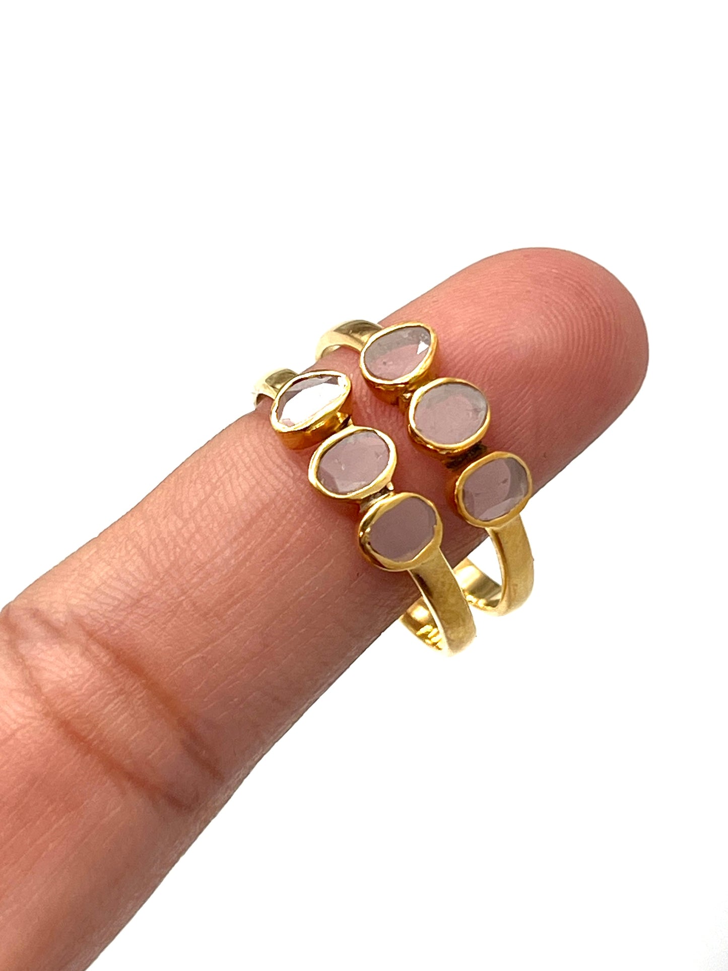 Tri Polki Diamond Ring