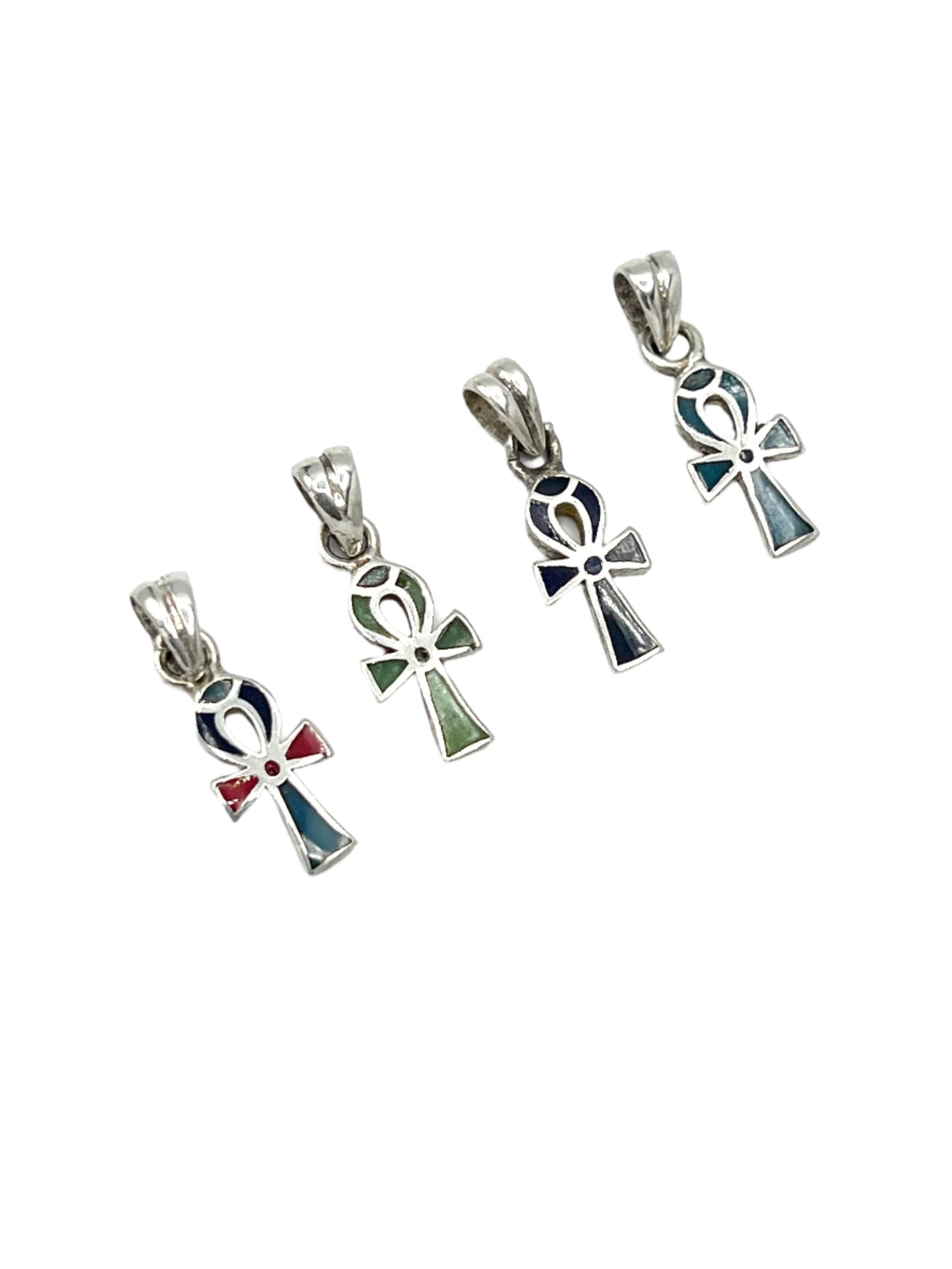 Silver Small Ankh Pendants