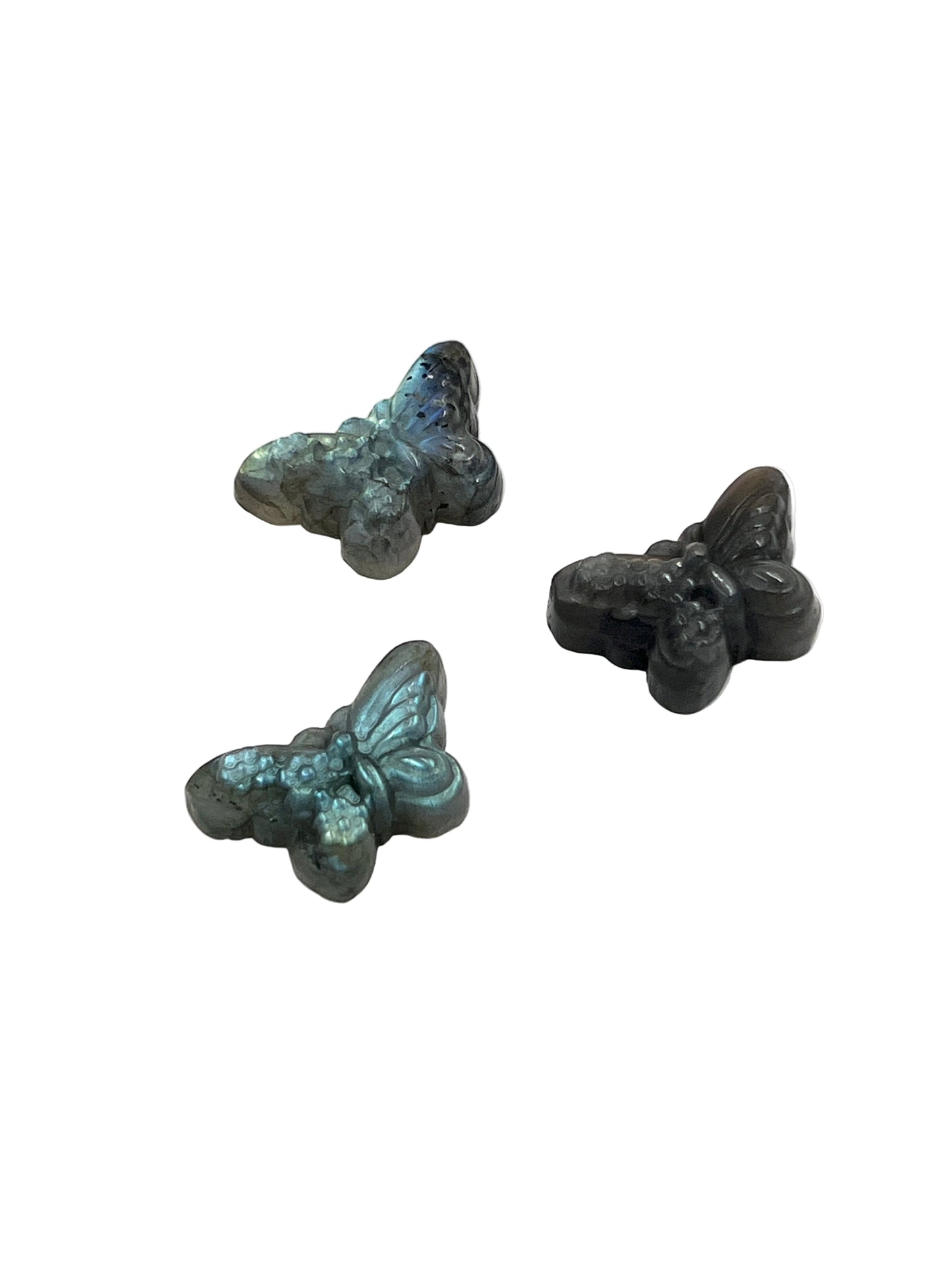 Labradorite Butterfly Carving