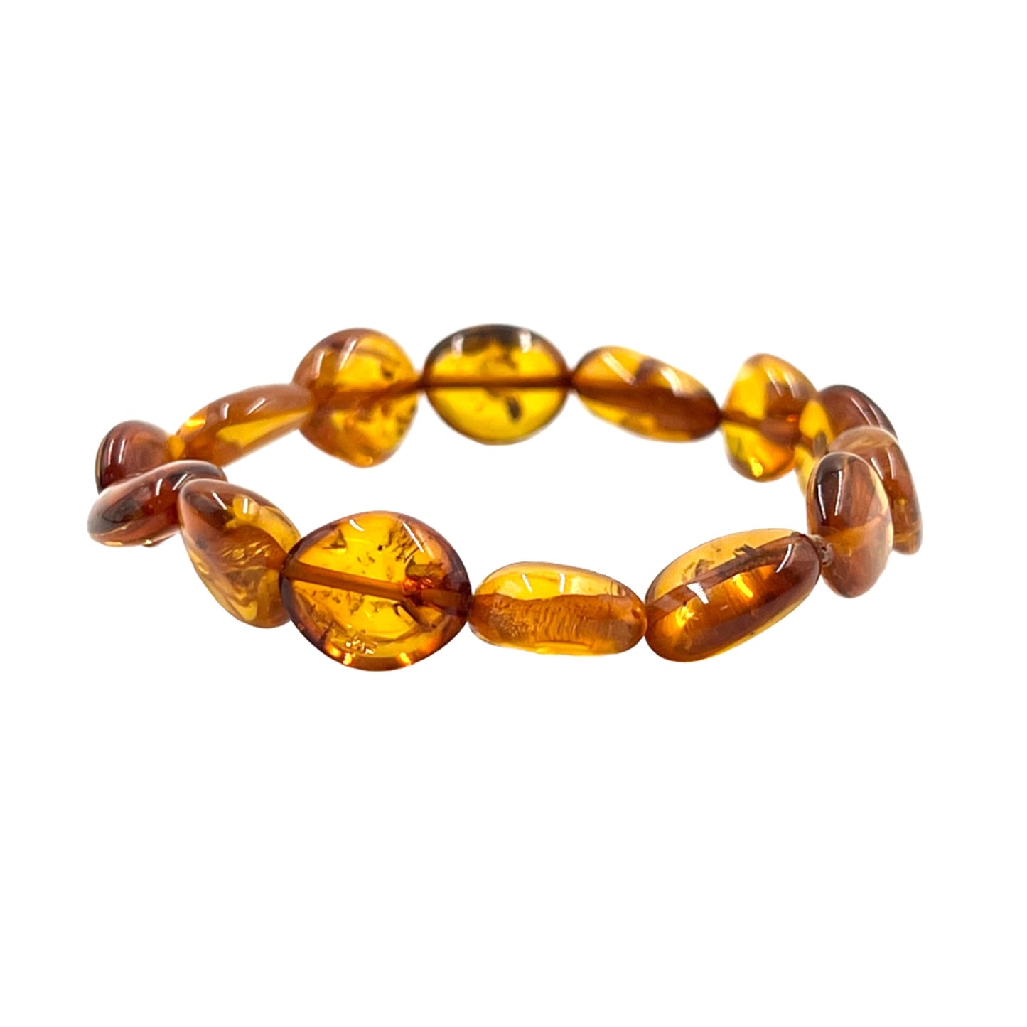 Amber Oval Stretchy Bracelets