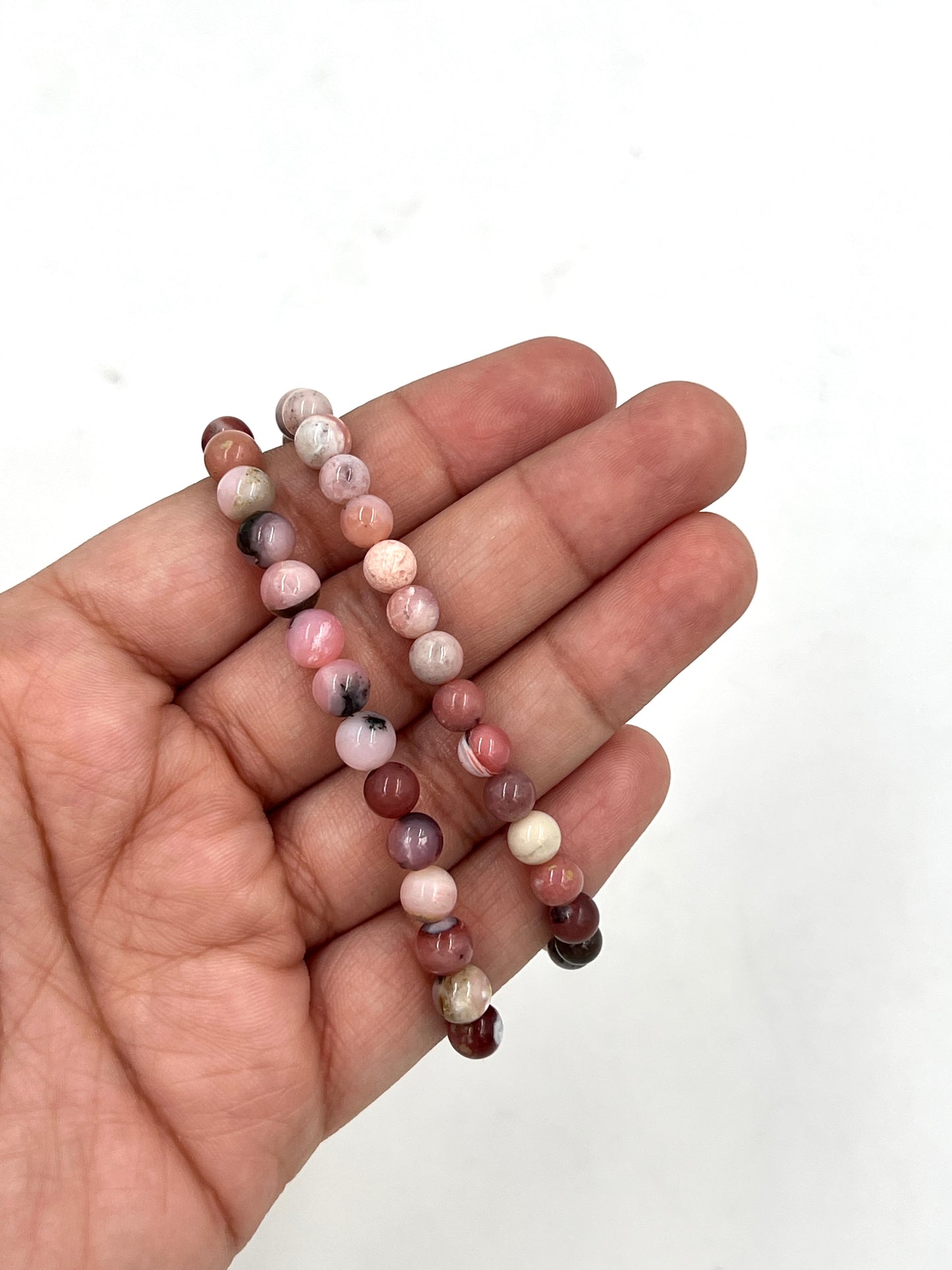 Pink Opal Stretchy Bracelets