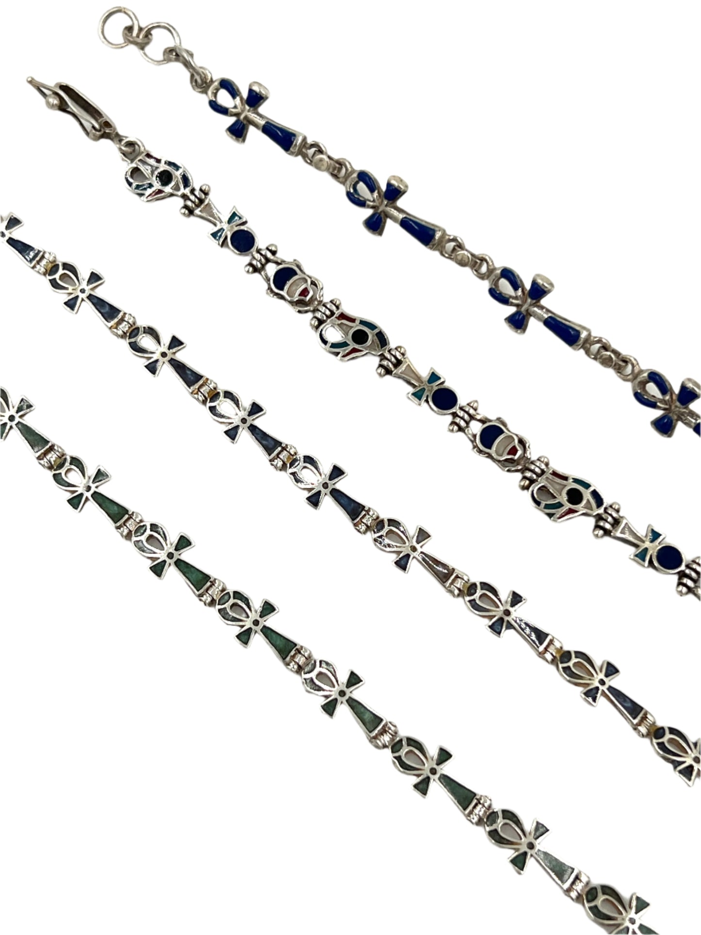 Silver Ankh Bracelets