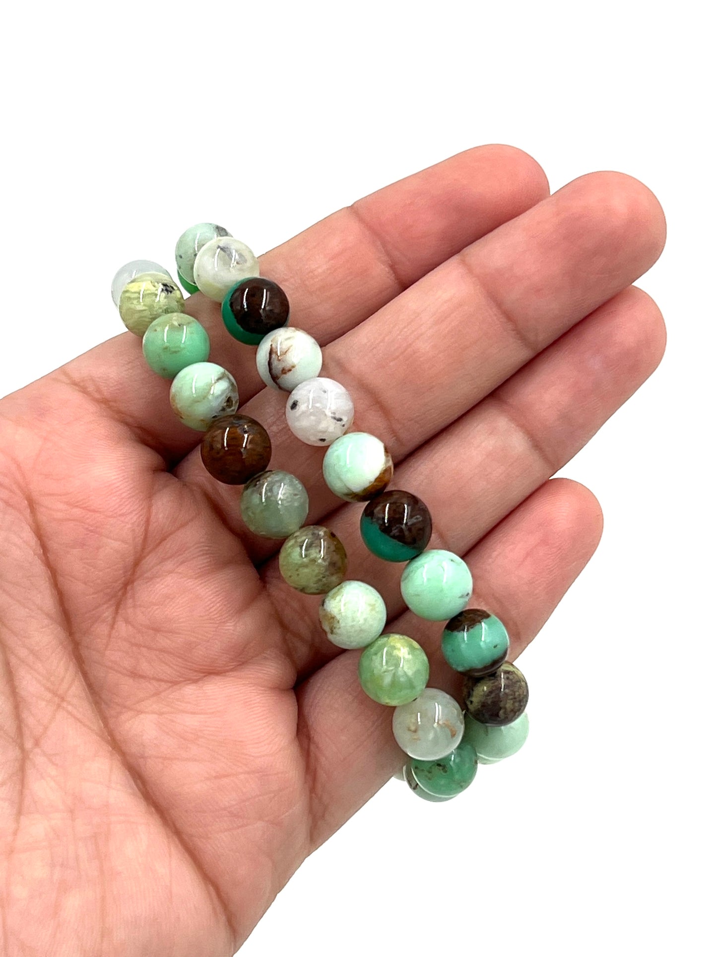 Chrysoprase Beaded Bracelet