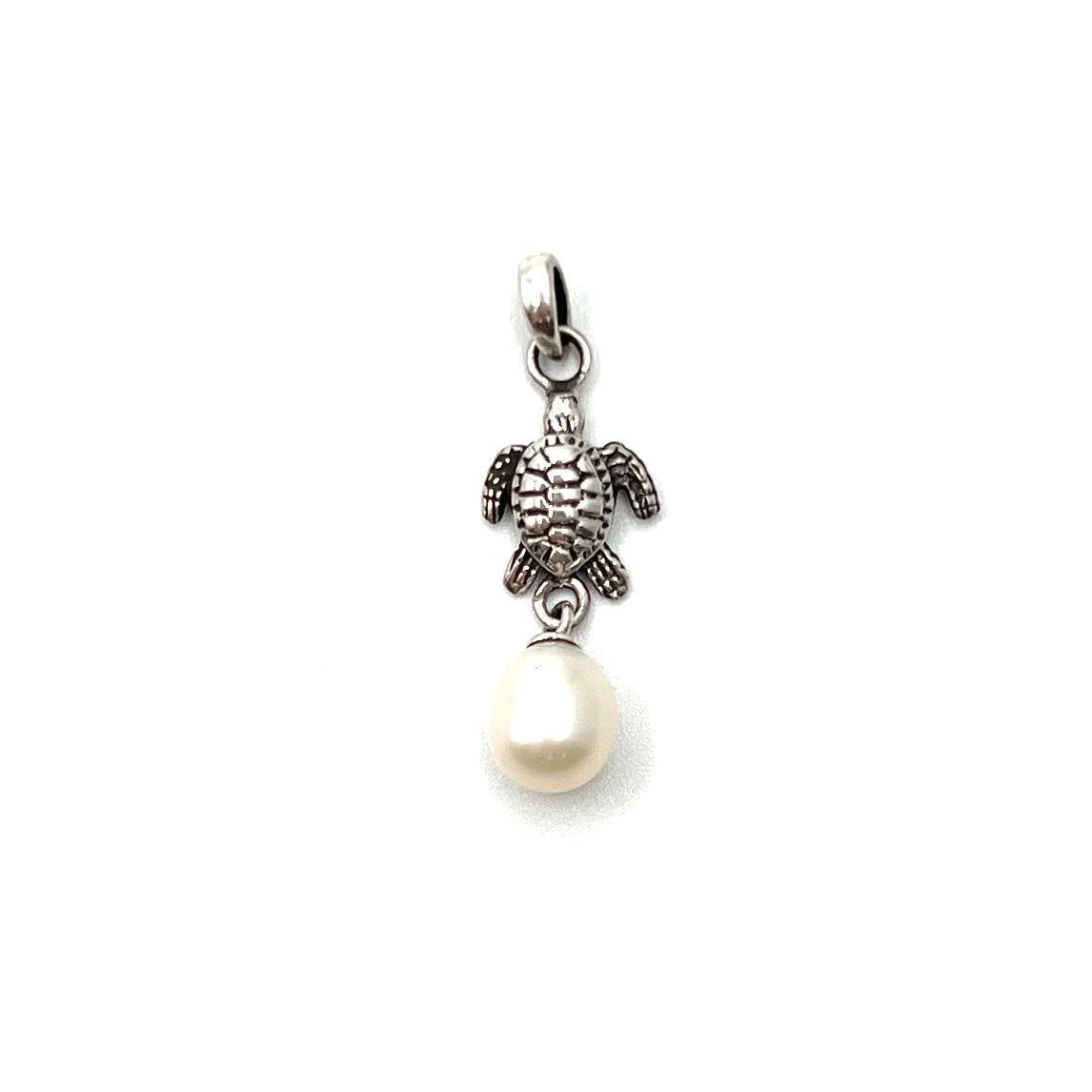 Sterling Silver Pearl Seaturtle Pendant