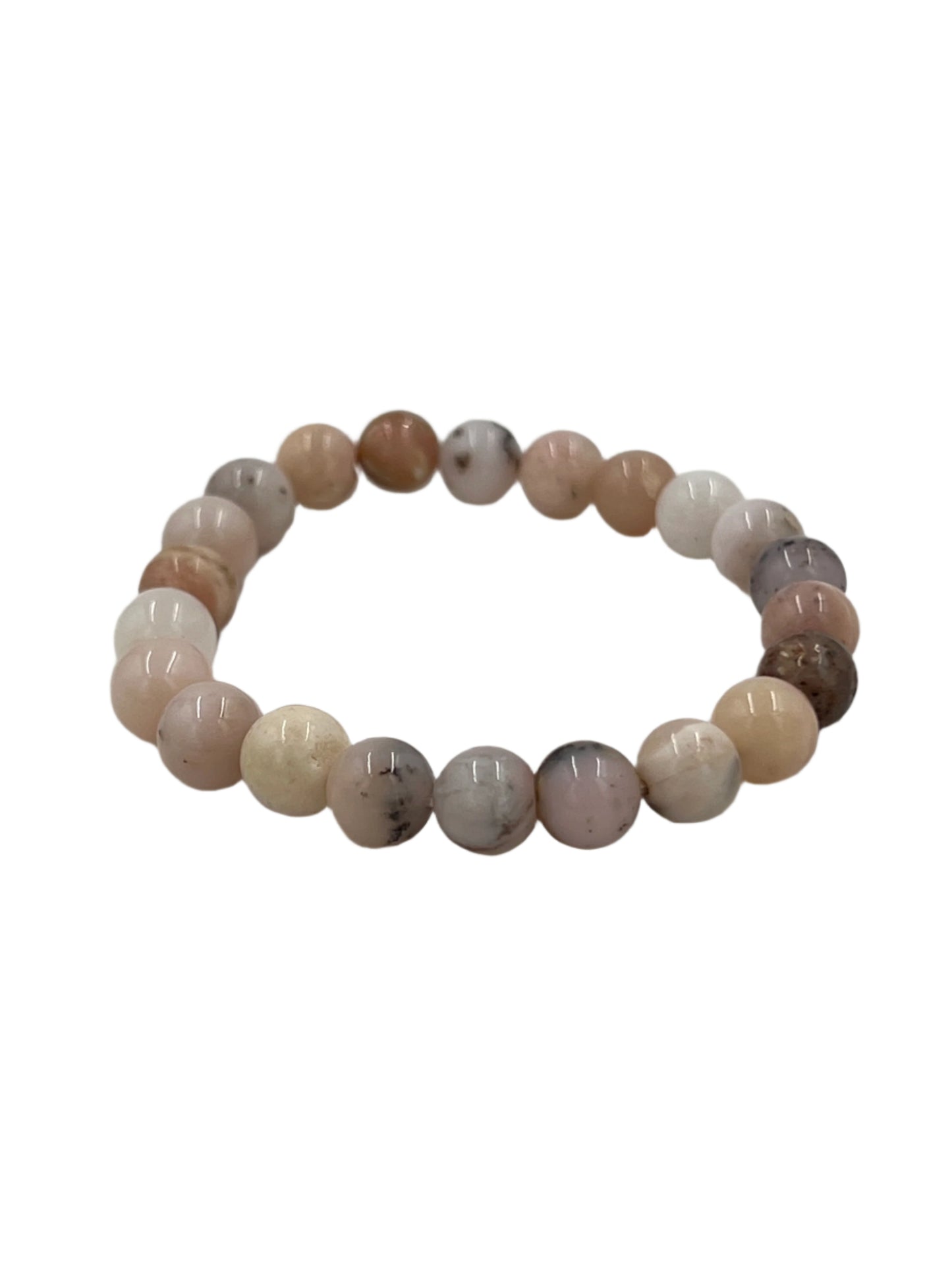 Peruvian Pink Opal Stretchy Bracelets