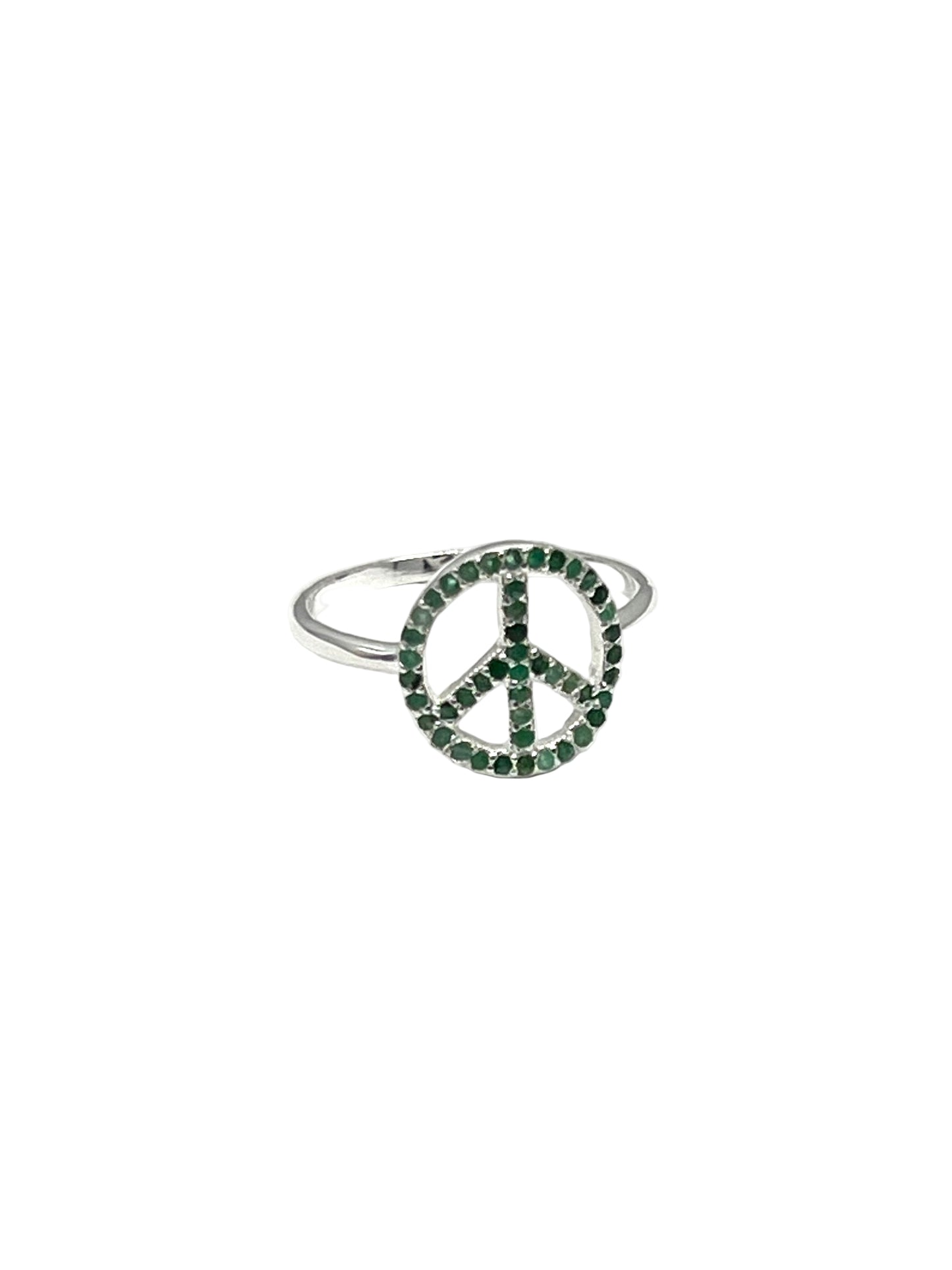 Gemstone Peace Ring