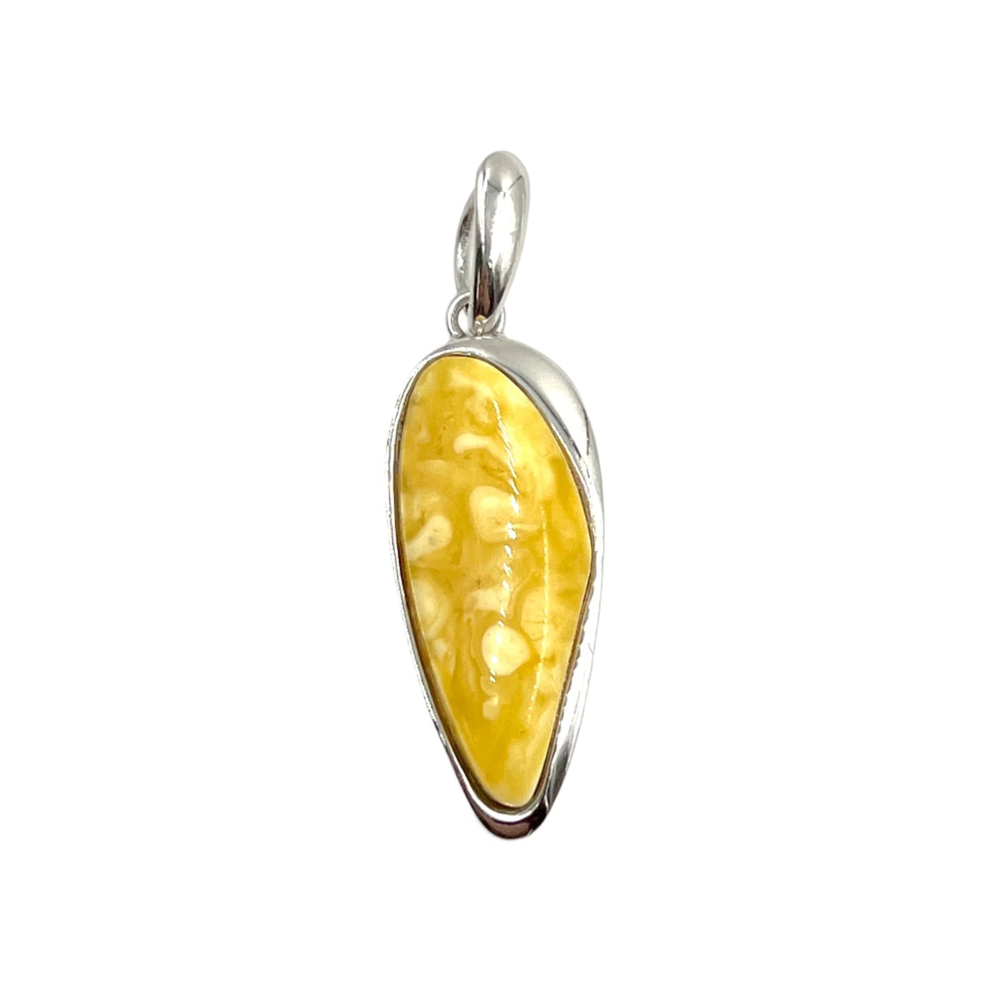 Butterscotch Amber Freeform Pendants