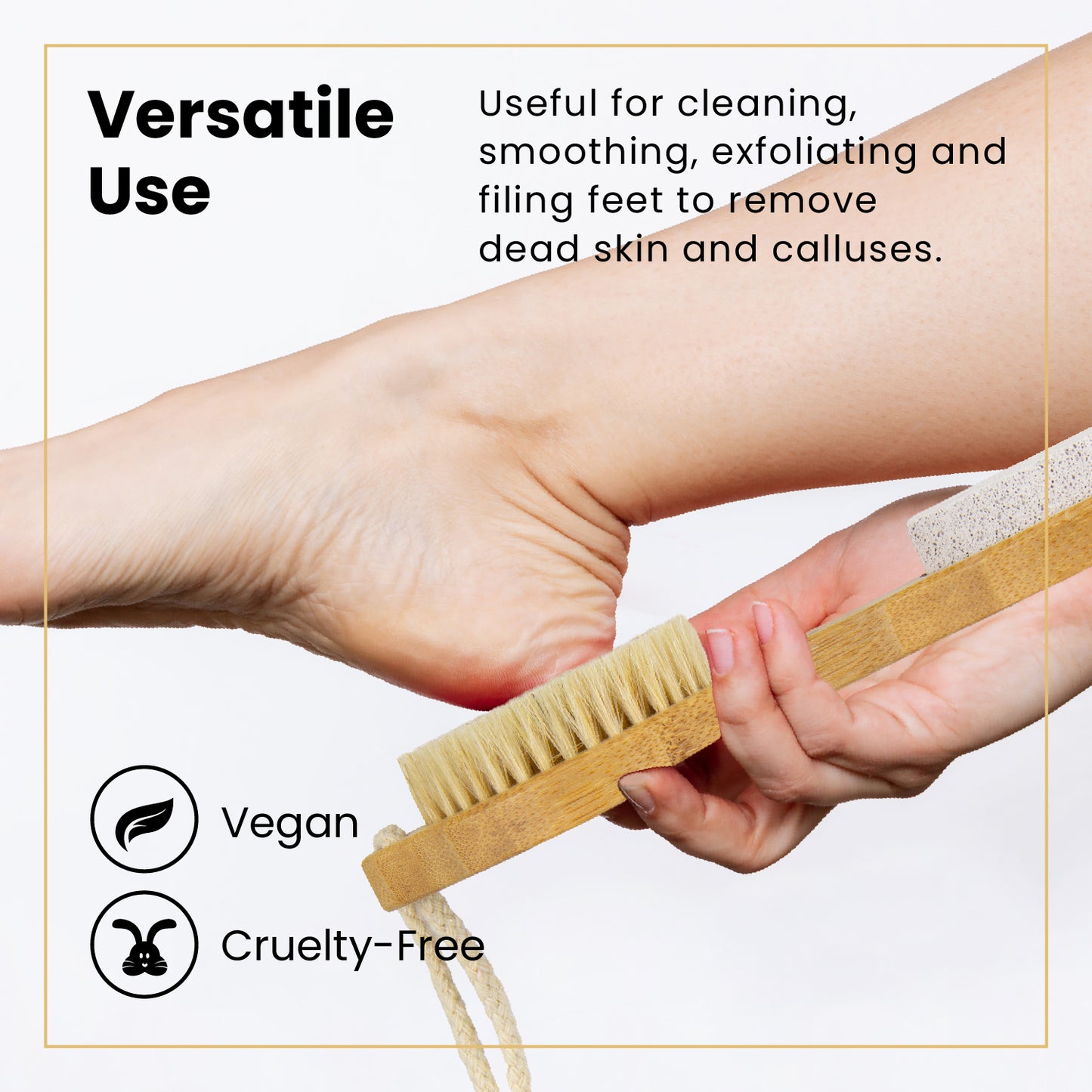 Lindo Bamboo Pedicure Tool (4-1)