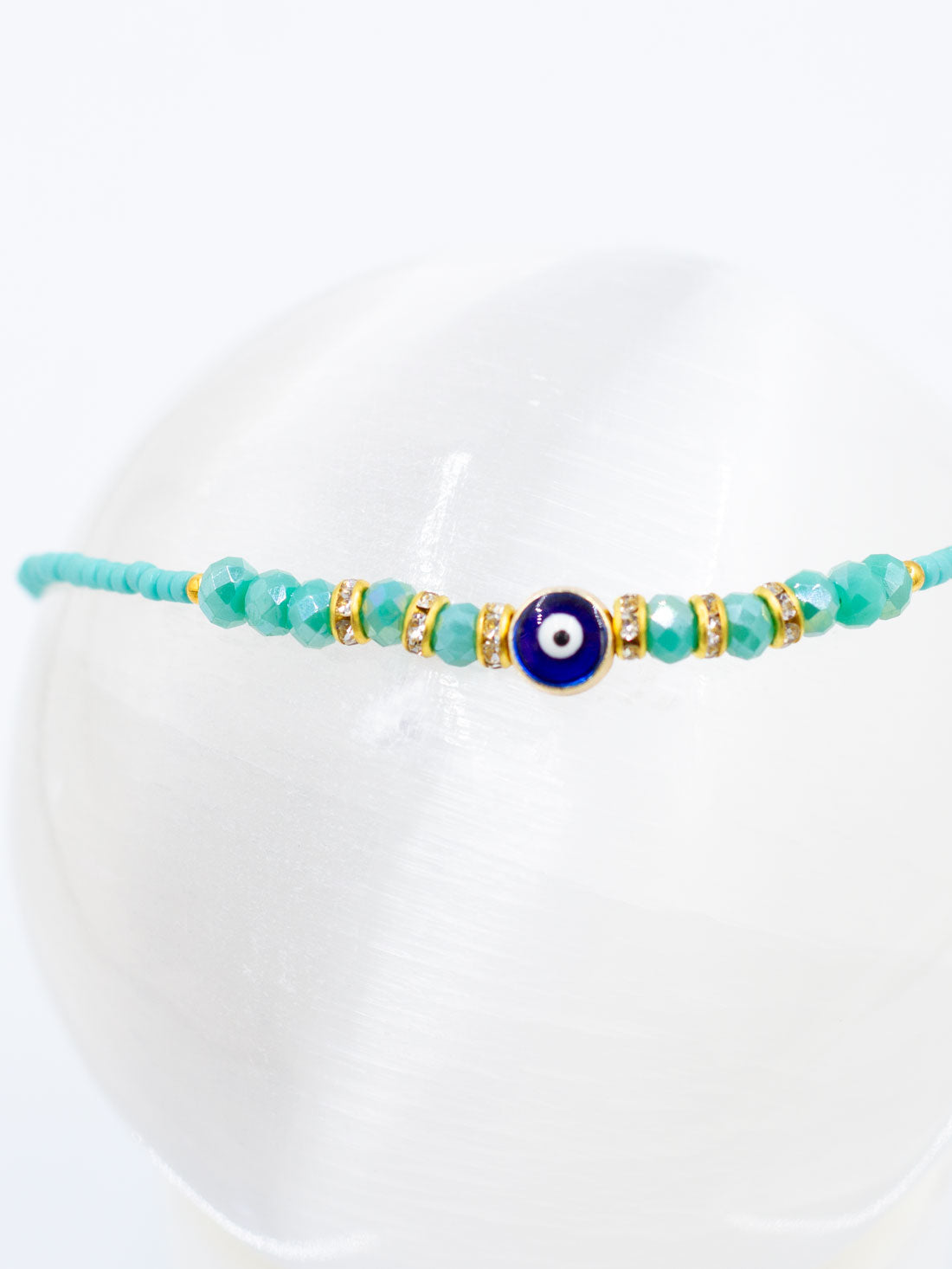 Beaded Evil Eye Anklets