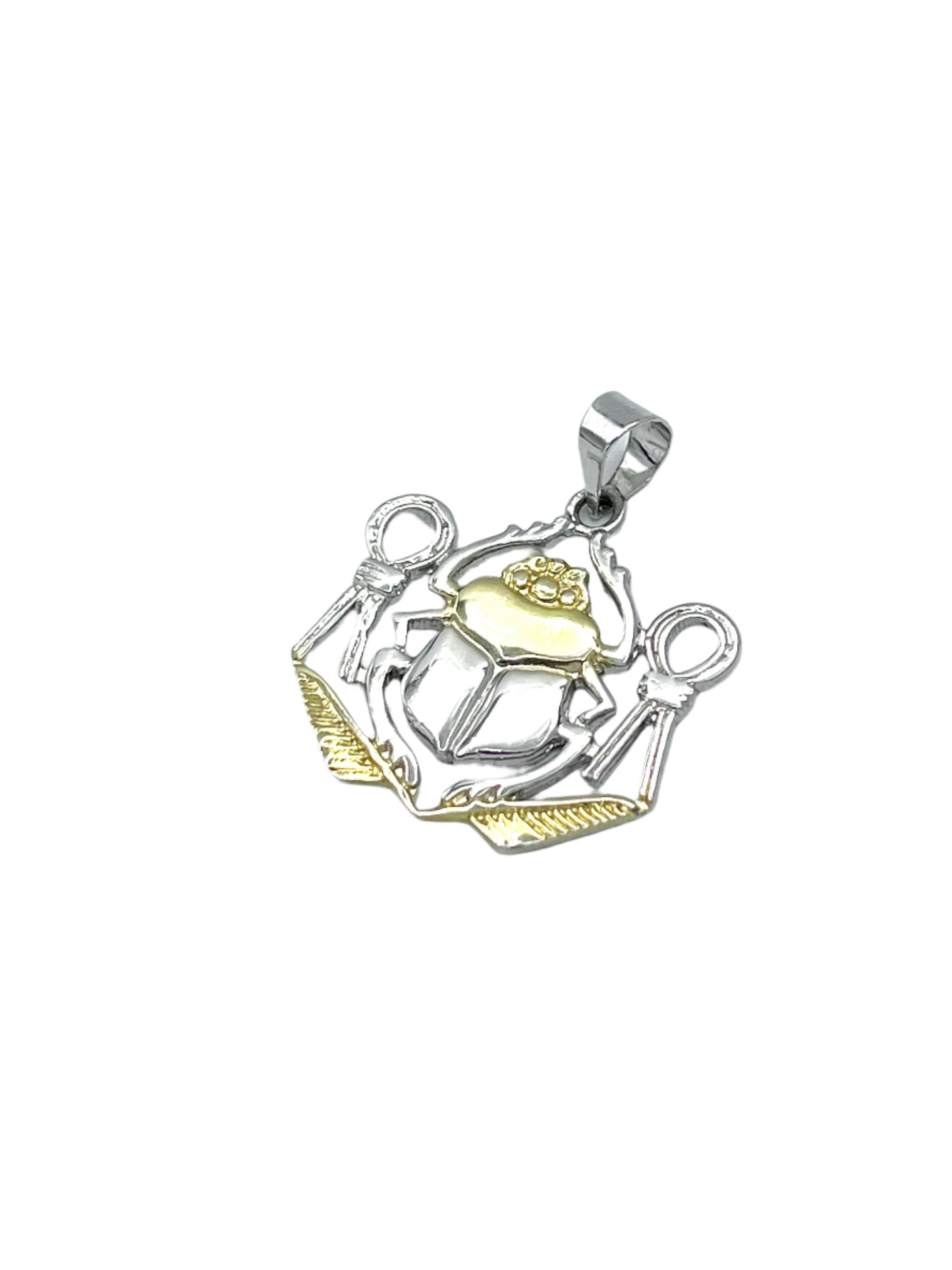 Silver Scarab Pendants