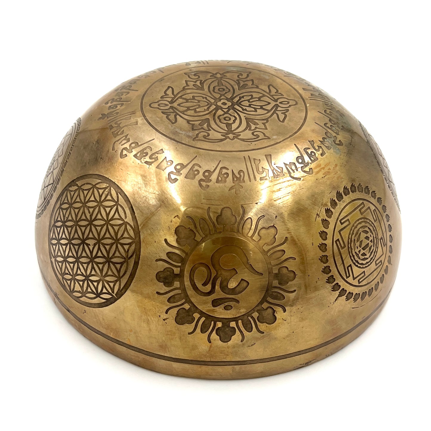 Hand Carved and Tuned Seven Metal Indian Singing Bowls