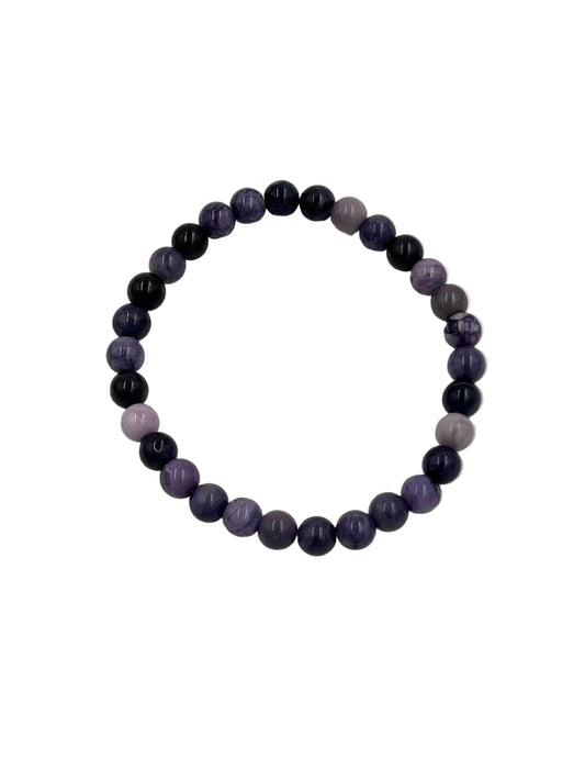 Sugilite Beaded Bracelet