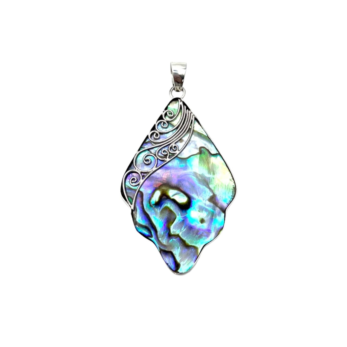 Sterling Silver Abalone Pendant