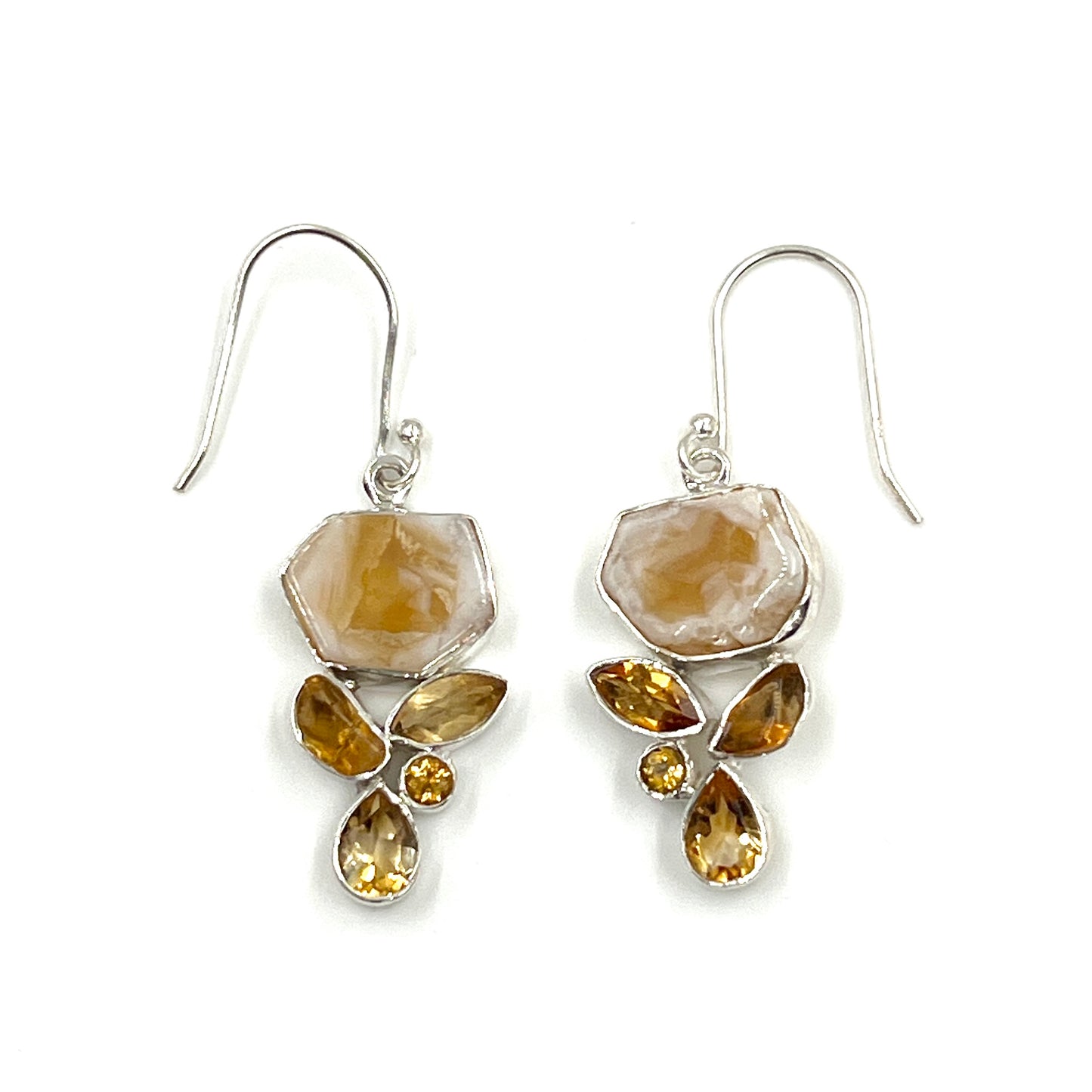 Sterling Silver Citrine Earrings