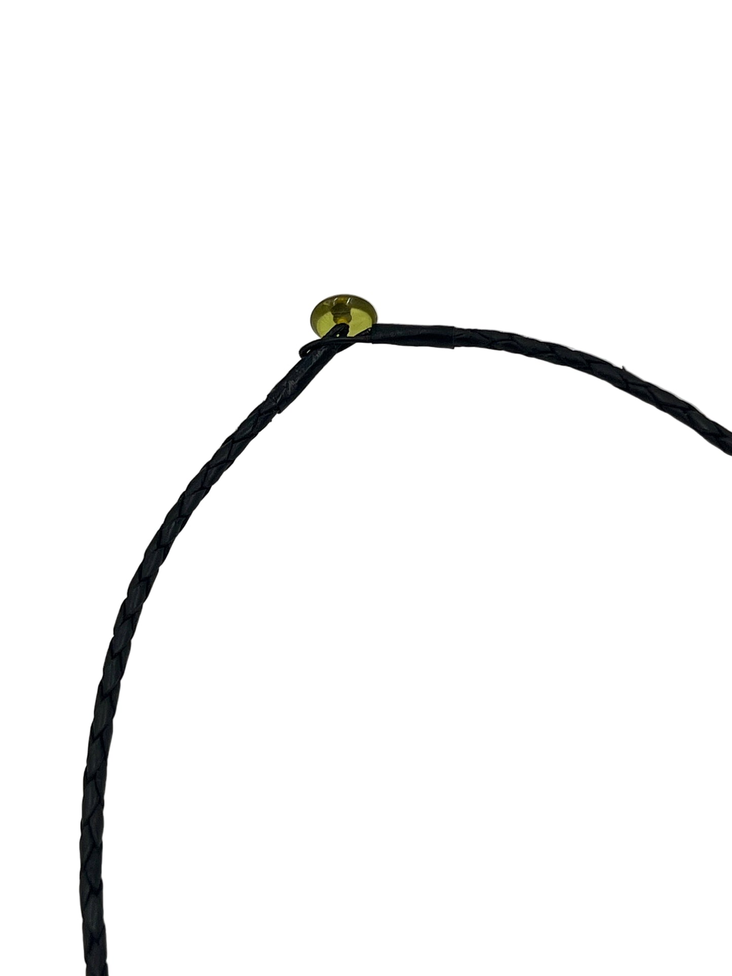 Green Amber Drop Necklace