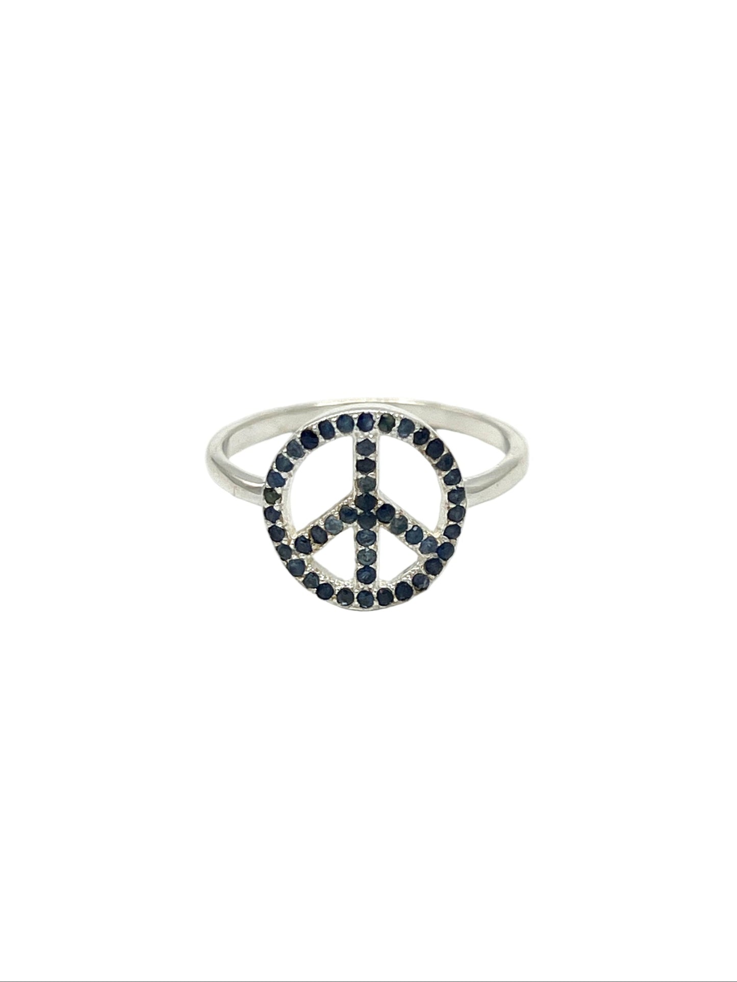 Gemstone Peace Ring