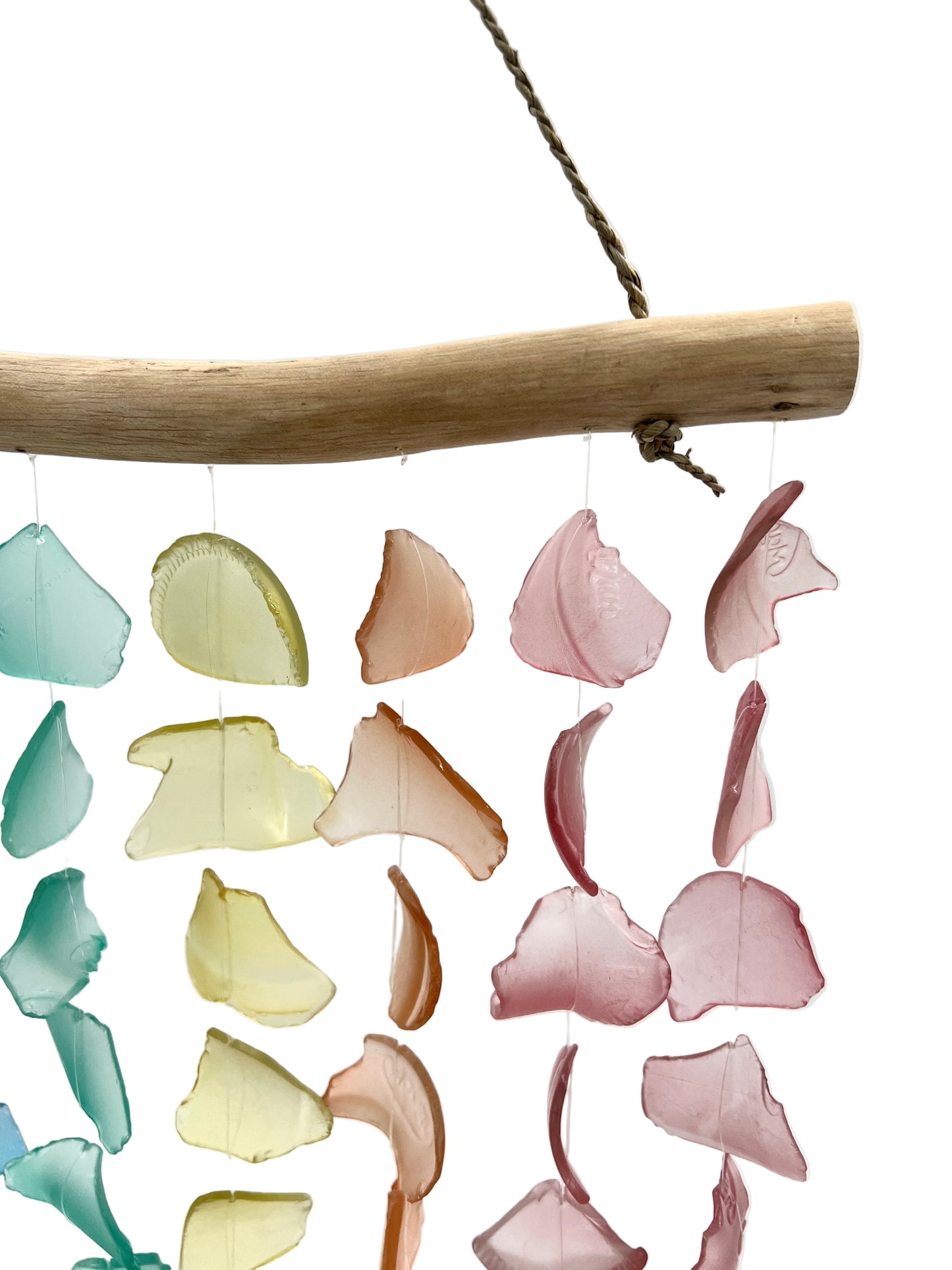 Rainbow Glass Wind Chime