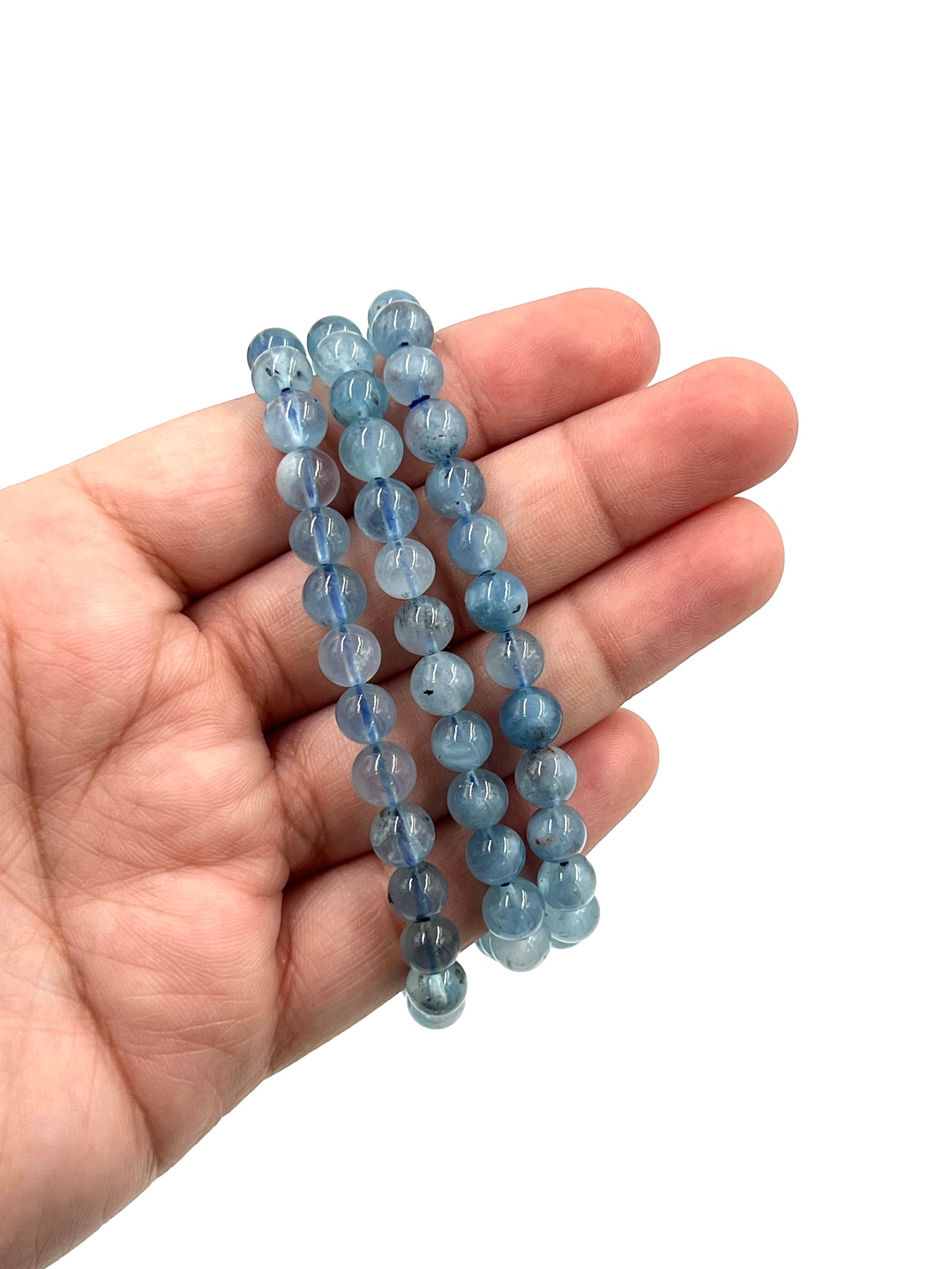 Aquamarine Stretchy Bracelets