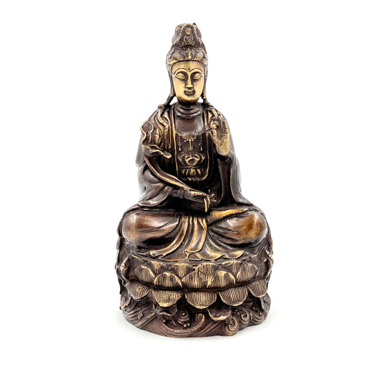 Quan Yin Statue - Goddess of Compassion 28cm x 17cm